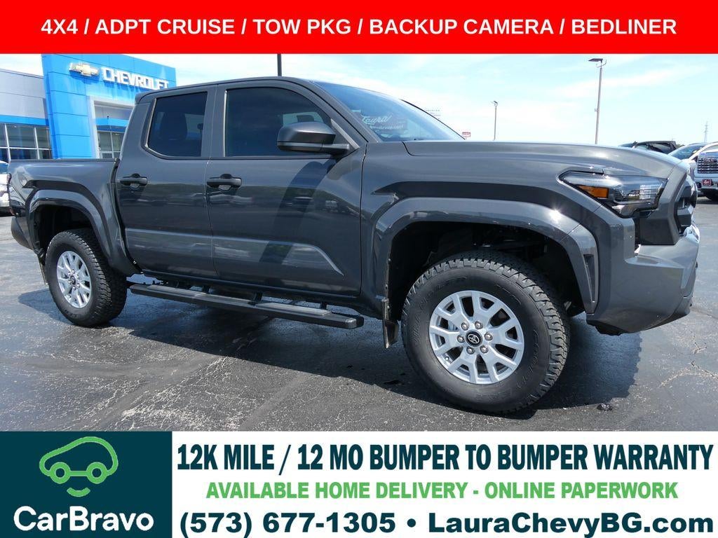 Gray 2024 Toyota Tacoma Pickup Truck Four-Wheel Drive Automatic