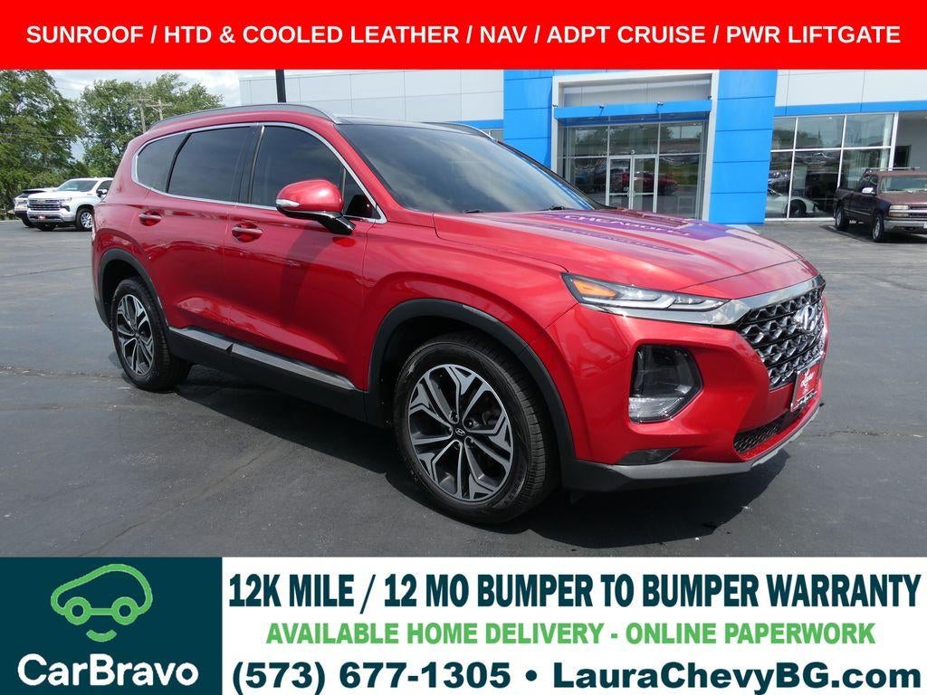 Red 2020 Hyundai Santa Fe SUV / Crossover Front-Wheel Drive Automatic