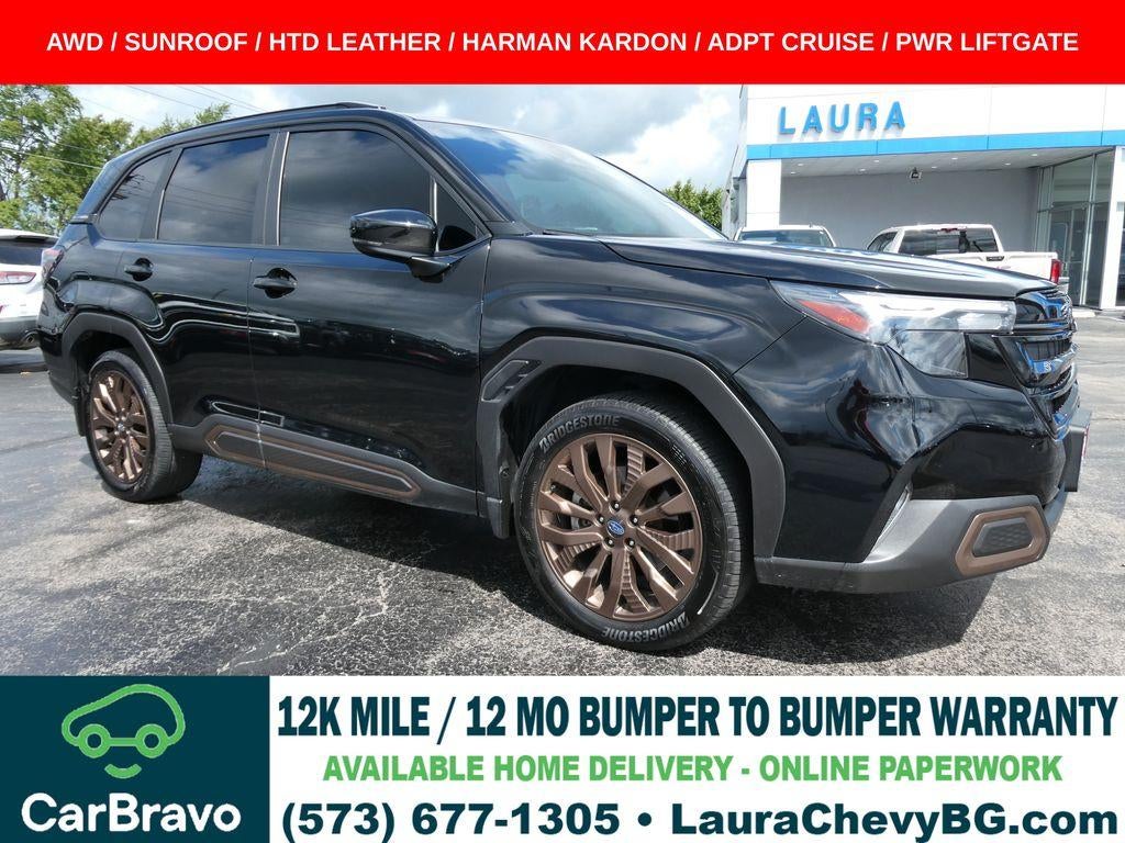 Black 2025 Subaru Forester SUV / Crossover All-Wheel Drive Automatic