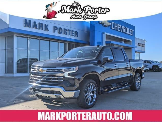Black 2026 Chevrolet Silverado 1500 Pickup Truck Four-Wheel Drive Automatic