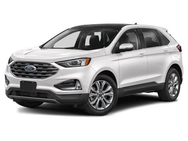 White 2021 Ford Edge SUV / Crossover Front-Wheel Drive 8-Speed Automatic