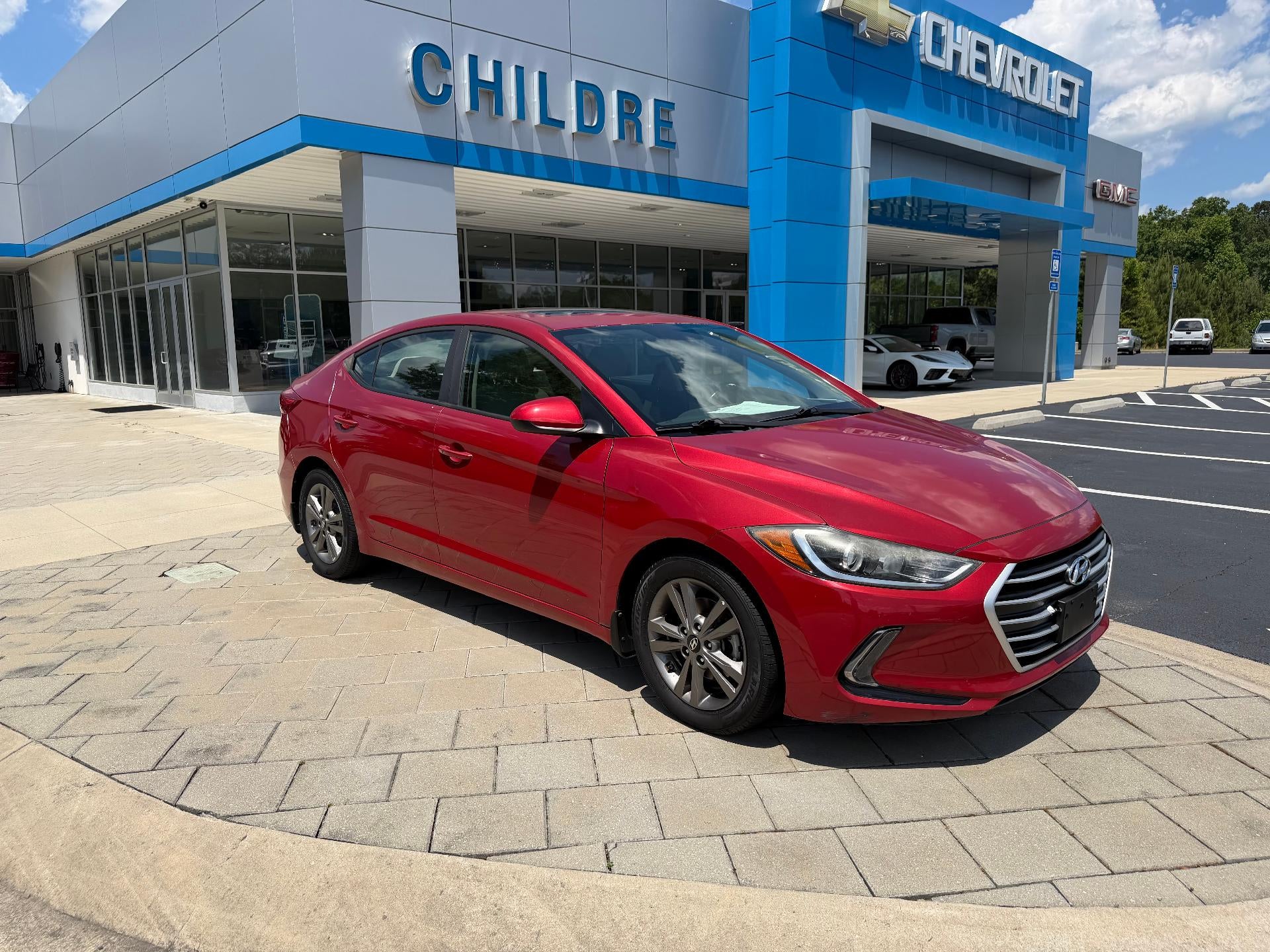Red 2017 Hyundai Elantra SE Value Edition FWD Sedan Front-Wheel Drive 