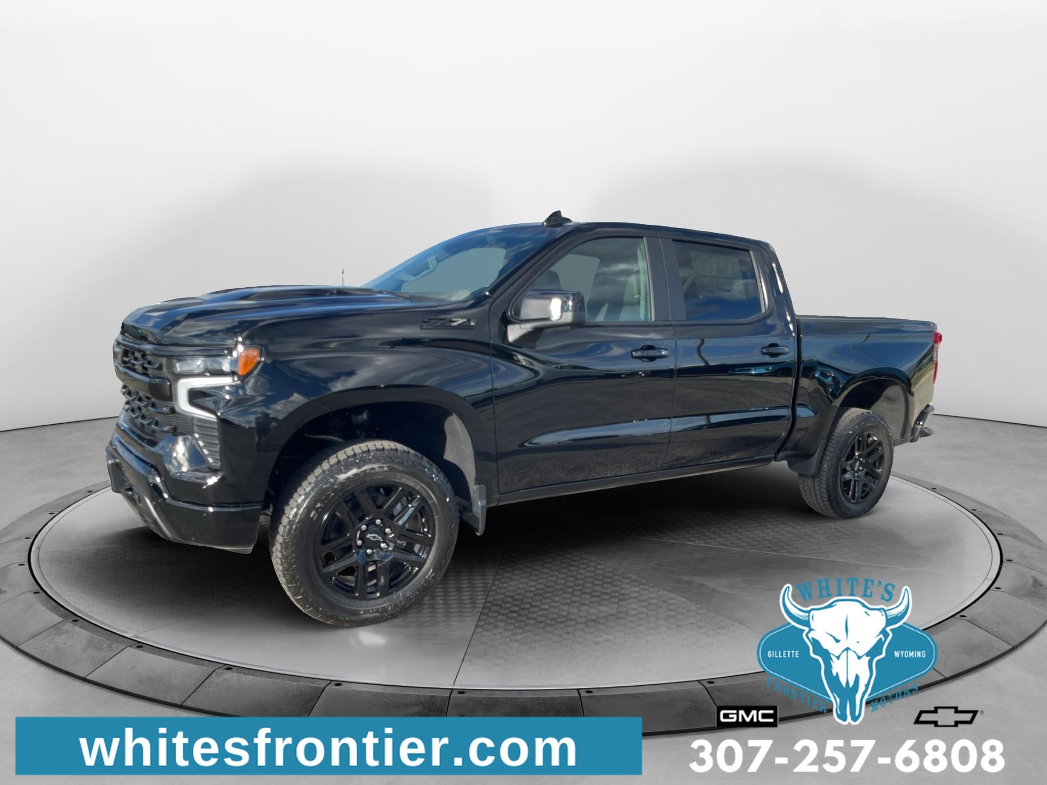 Black 2026 Chevrolet Silverado 1500 Pickup Truck Four-Wheel Drive Automatic