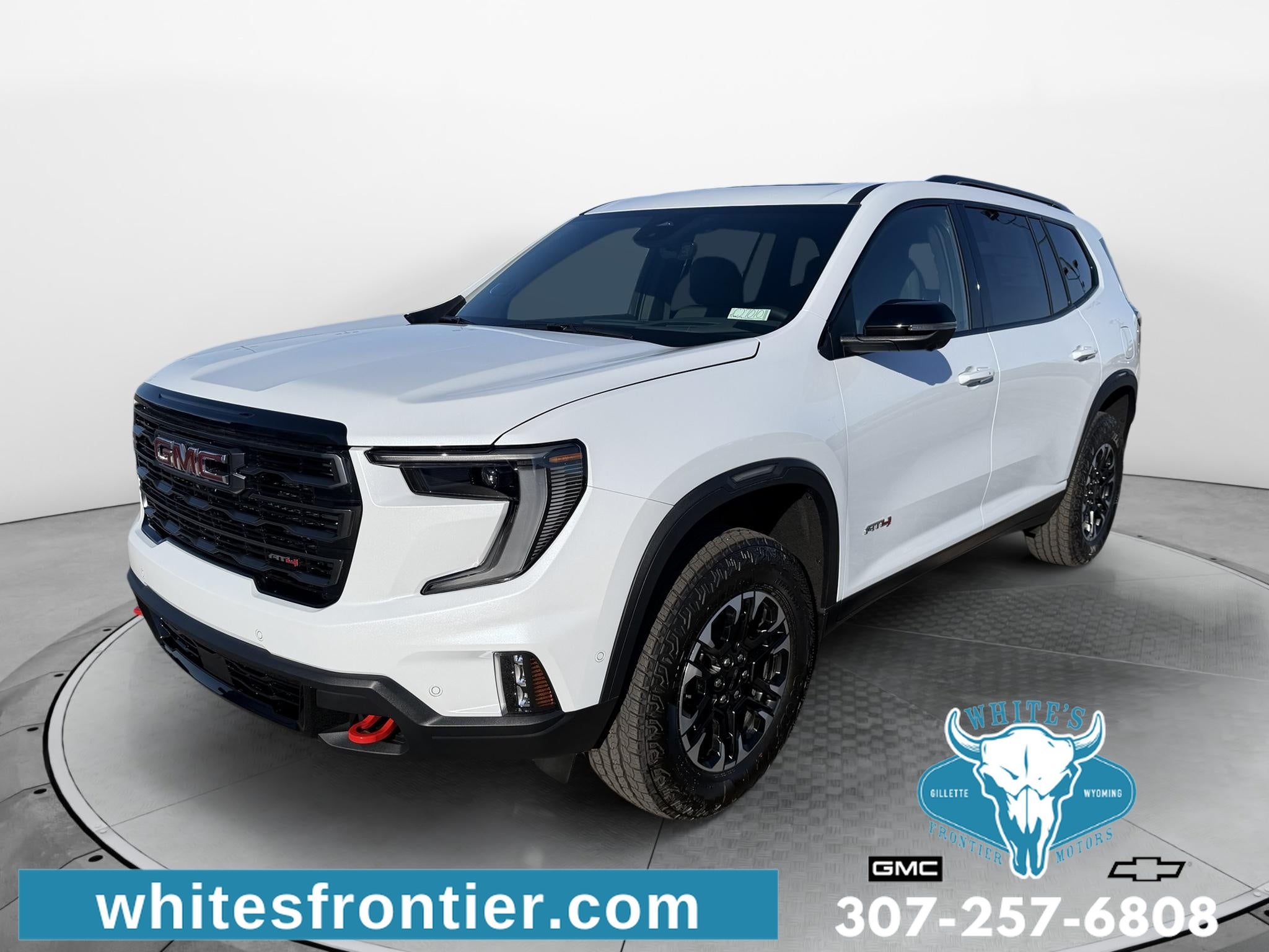 Glacier White Tricoat 2027 GMC Acadia SUV / Crossover Four-Wheel Drive Automatic