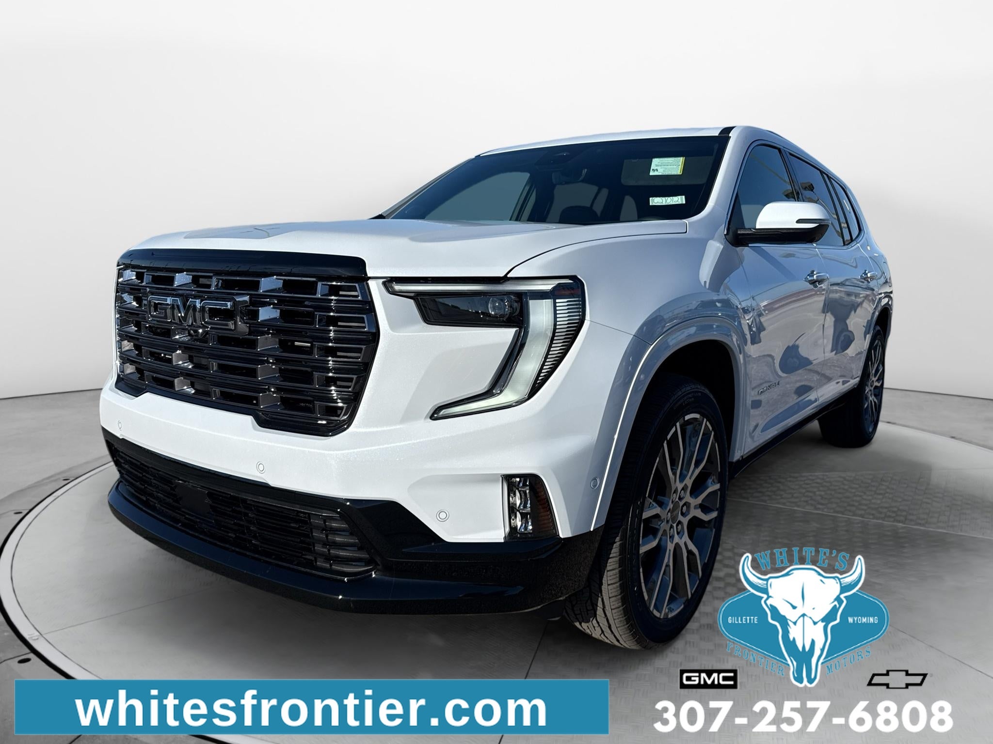 Glacier White Tricoat 2027 GMC Acadia SUV / Crossover Four-Wheel Drive Automatic