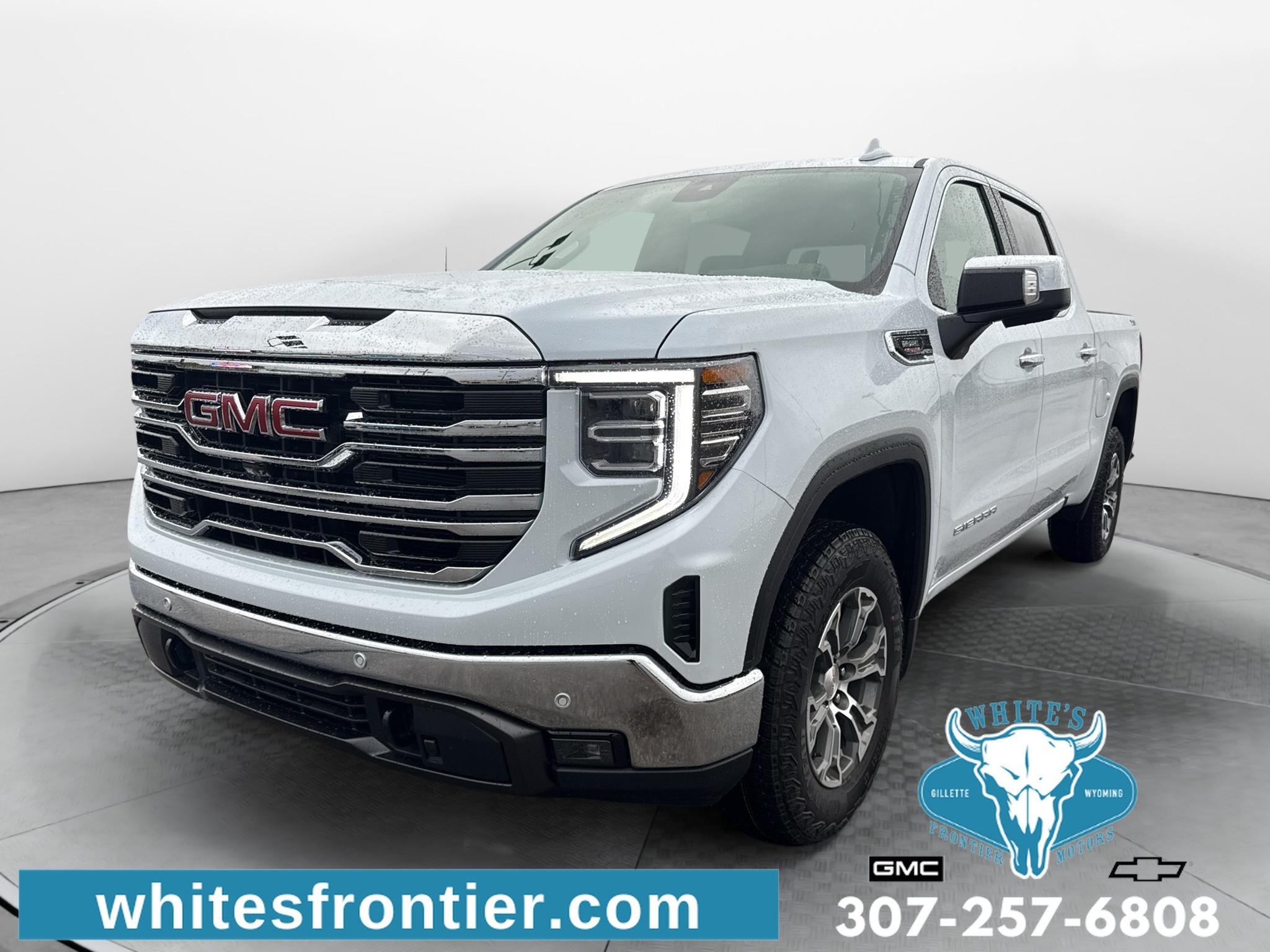Glacier White Tricoat 2026 GMC Sierra 1500 Pickup Truck Four-Wheel Drive Automatic