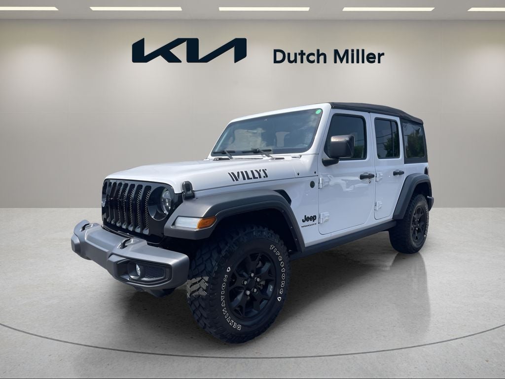 Bright White Clearcoat 2023 Jeep Wrangler SUV / Crossover Four-Wheel Drive 8-Speed Automatic