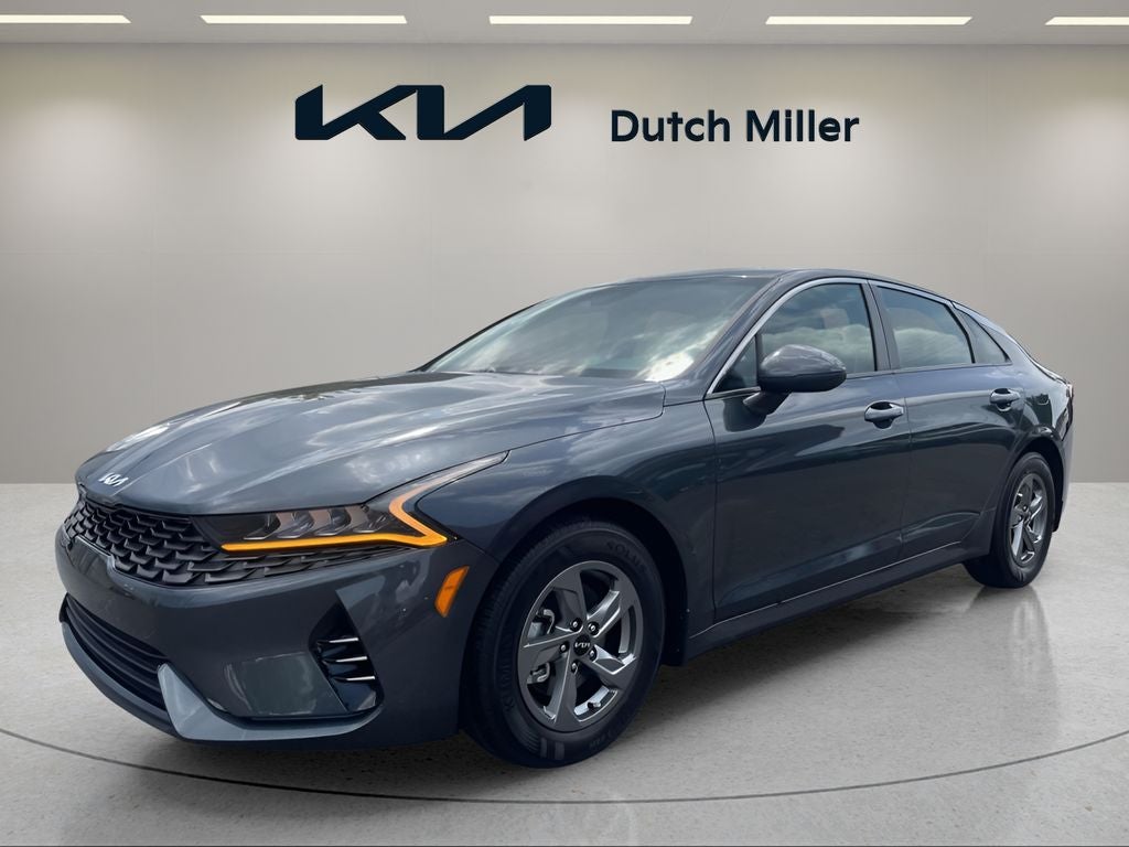 Gravity Gray 2023 Kia K5 Sedan Front-Wheel Drive 8-Speed Automatic