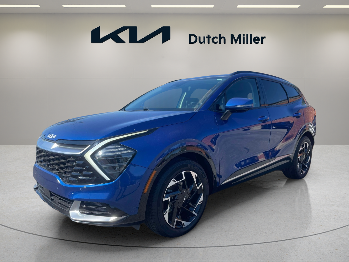 Sapphire Blue 2024 Kia Sportage SUV / Crossover Front-Wheel Drive 8-Speed Automatic