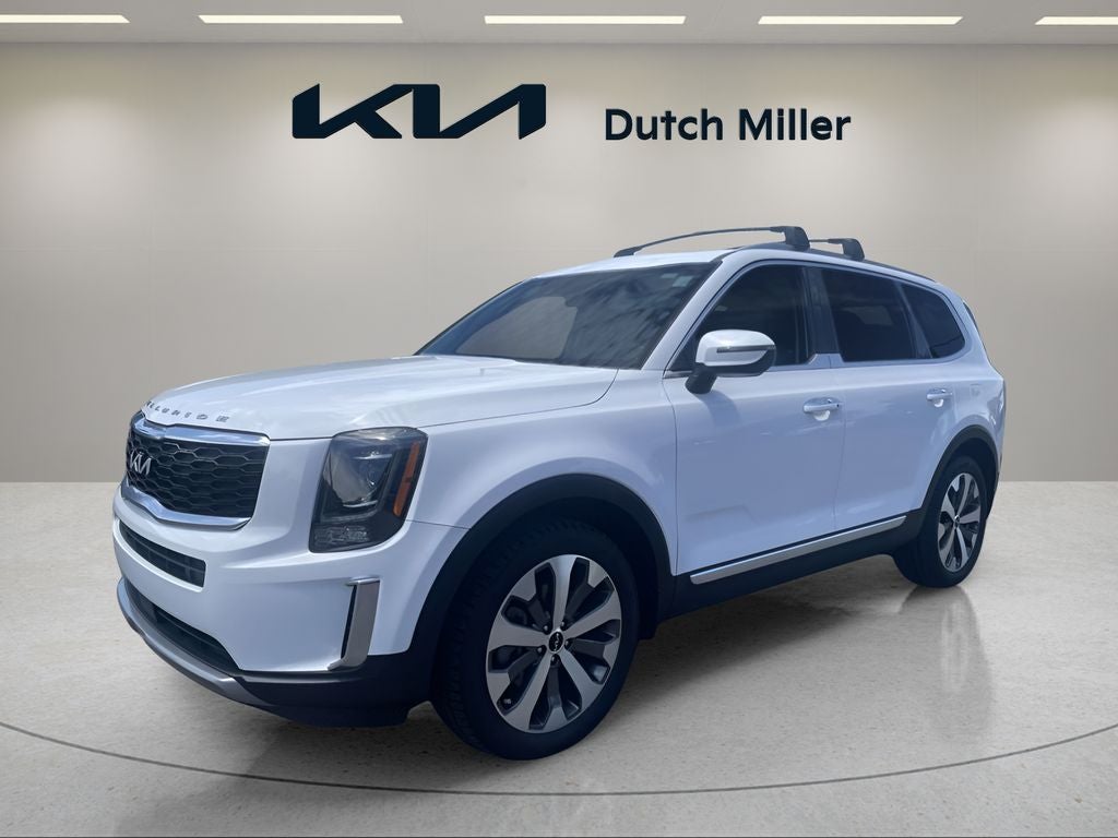 Glacial White Pearl 2022 Kia Telluride SUV / Crossover Front-Wheel Drive 8-Speed Automatic