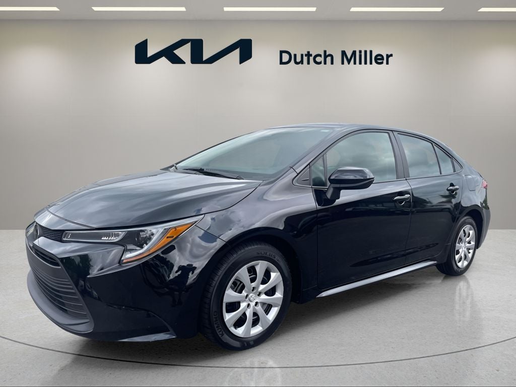 Midnight Black Metallic 2025 Toyota Corolla Sedan Front-Wheel Drive Continuously Variable Transmission