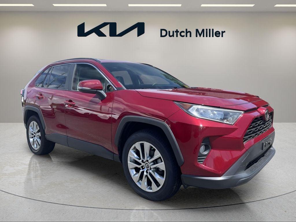 Red (Ruby Flare Pearl) 2019 Toyota RAV4 SUV / Crossover All-Wheel Drive 8-Speed Automatic