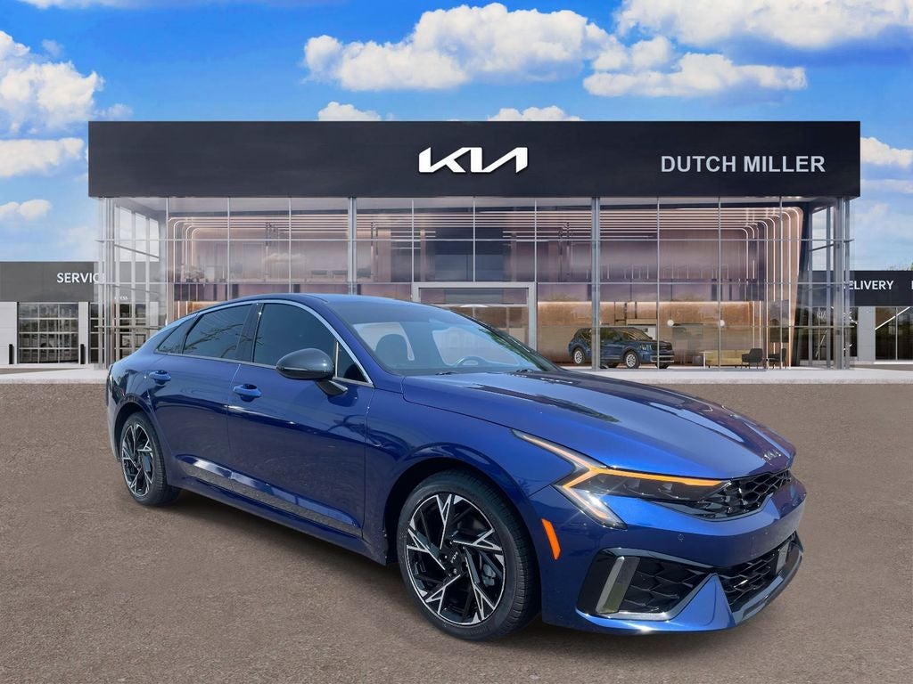 Yacht Blue 2025 Kia K5 Sedan Front-Wheel Drive 8-Speed Automatic