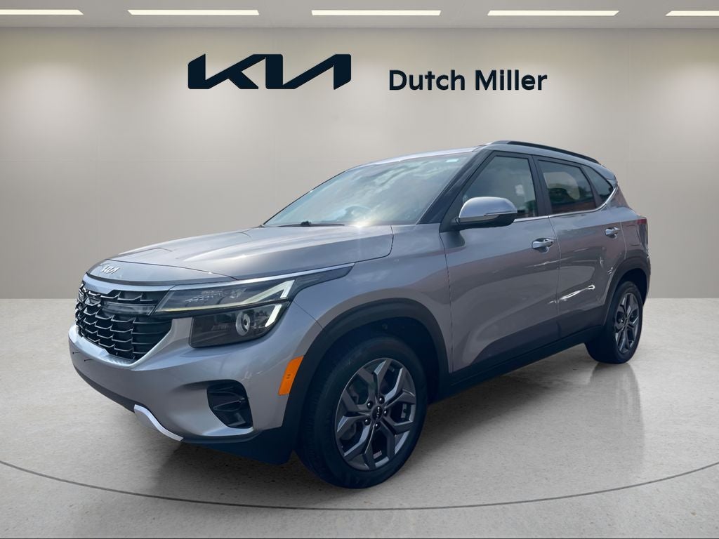 Steel Gray 2024 Kia Seltos SUV / Crossover All-Wheel Drive Continuously Variable Transmission