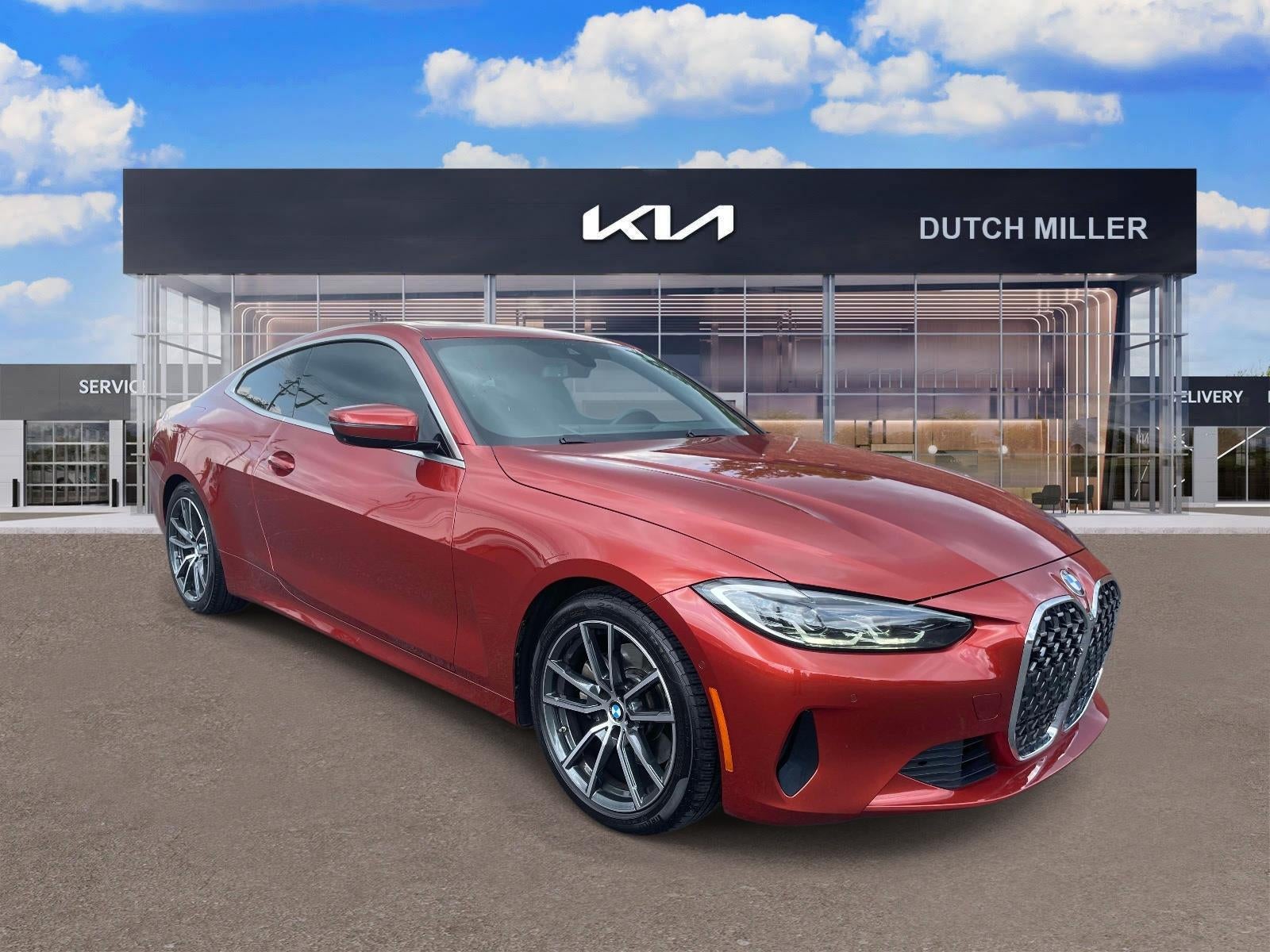 Sunset Orange Metallic 2024 BMW 4 Series Coupe Rear-Wheel Drive 8-Speed Automatic