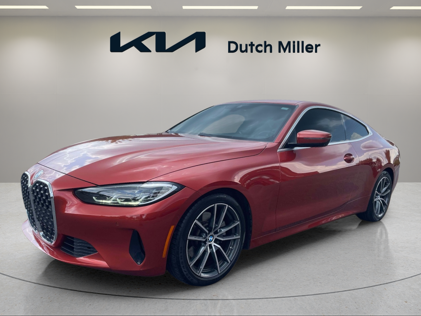 Sunset Orange Metallic 2024 BMW 4 Series Coupe Rear-Wheel Drive 8-Speed Automatic