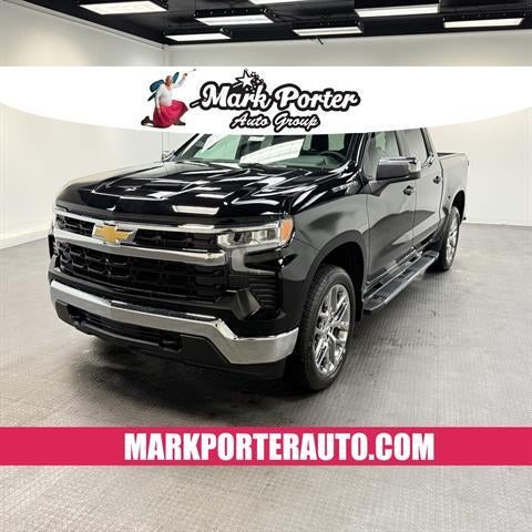 Black 2026 Chevrolet Silverado 1500 LT Crew Cab 4WD Pickup Truck Four-Wheel Drive Automatic