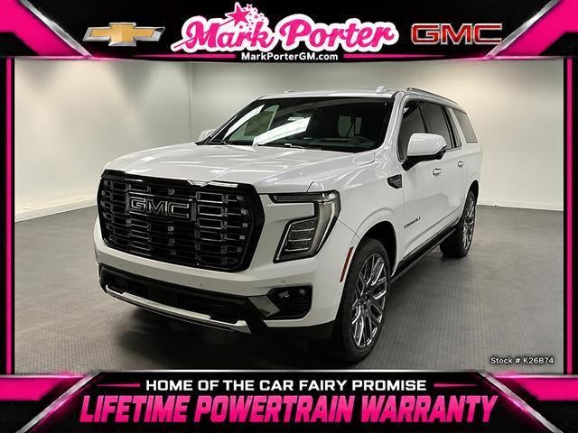 Glacier White Tricoat 2026 GMC Yukon XL SUV / Crossover Four-Wheel Drive Automatic