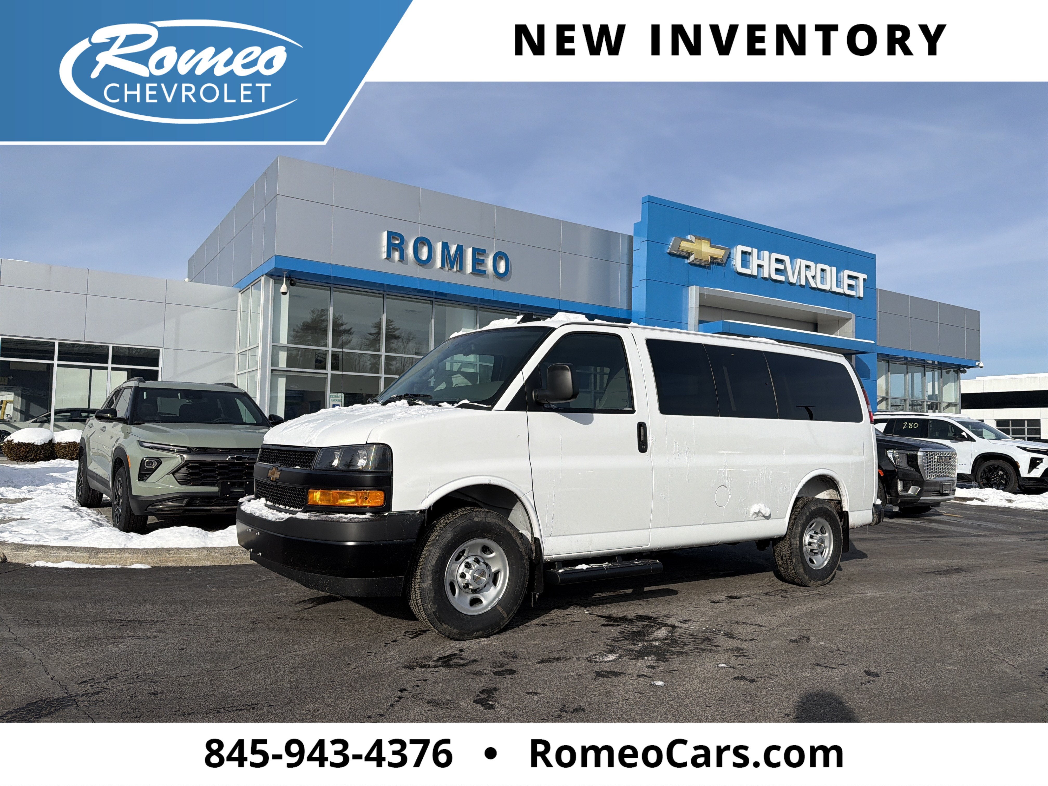 Summit White 2025 Chevrolet Express Van Rear-Wheel Drive Automatic