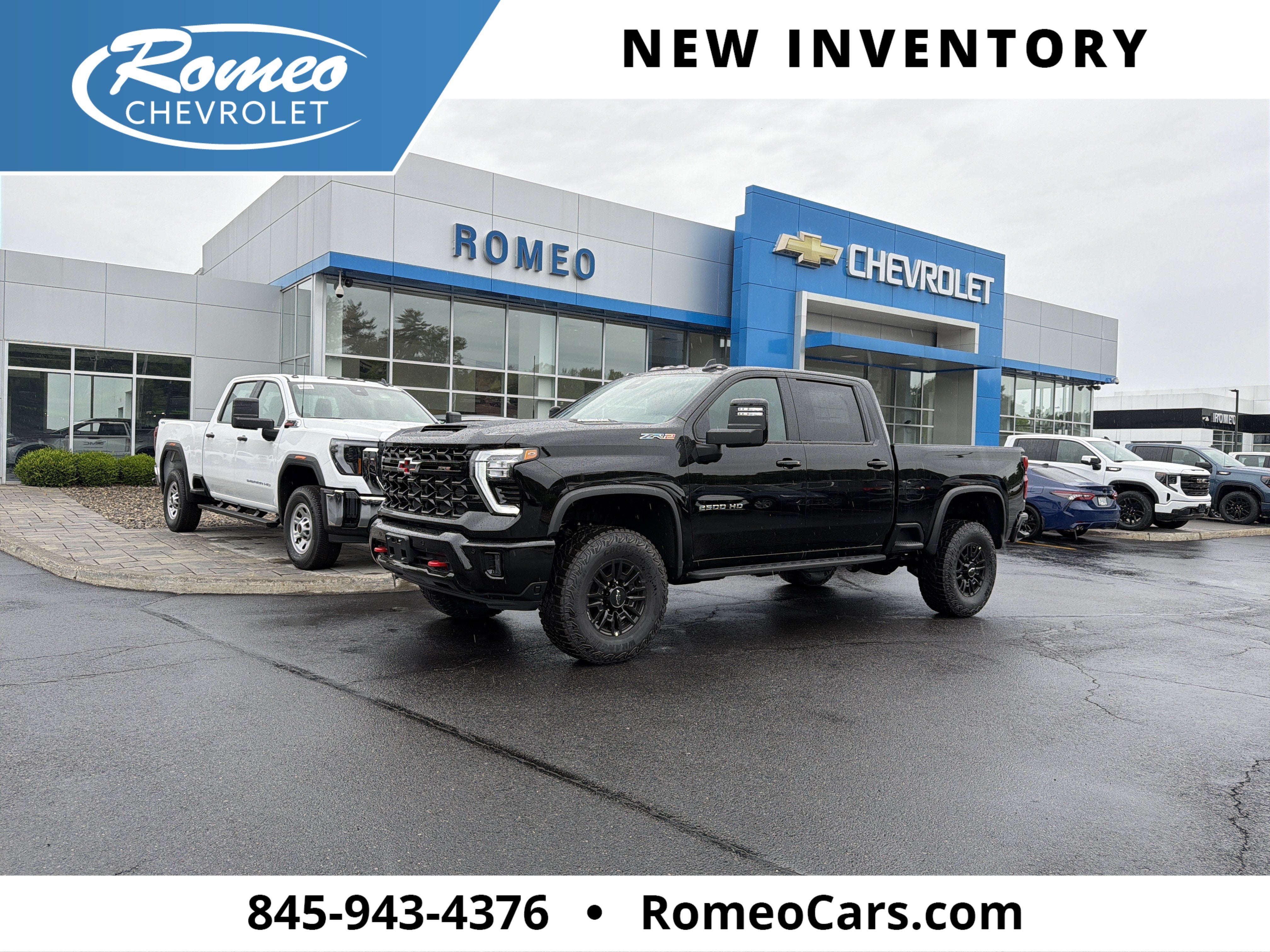 Black 2026 Chevrolet Silverado 2500HD Pickup Truck Four-Wheel Drive Automatic