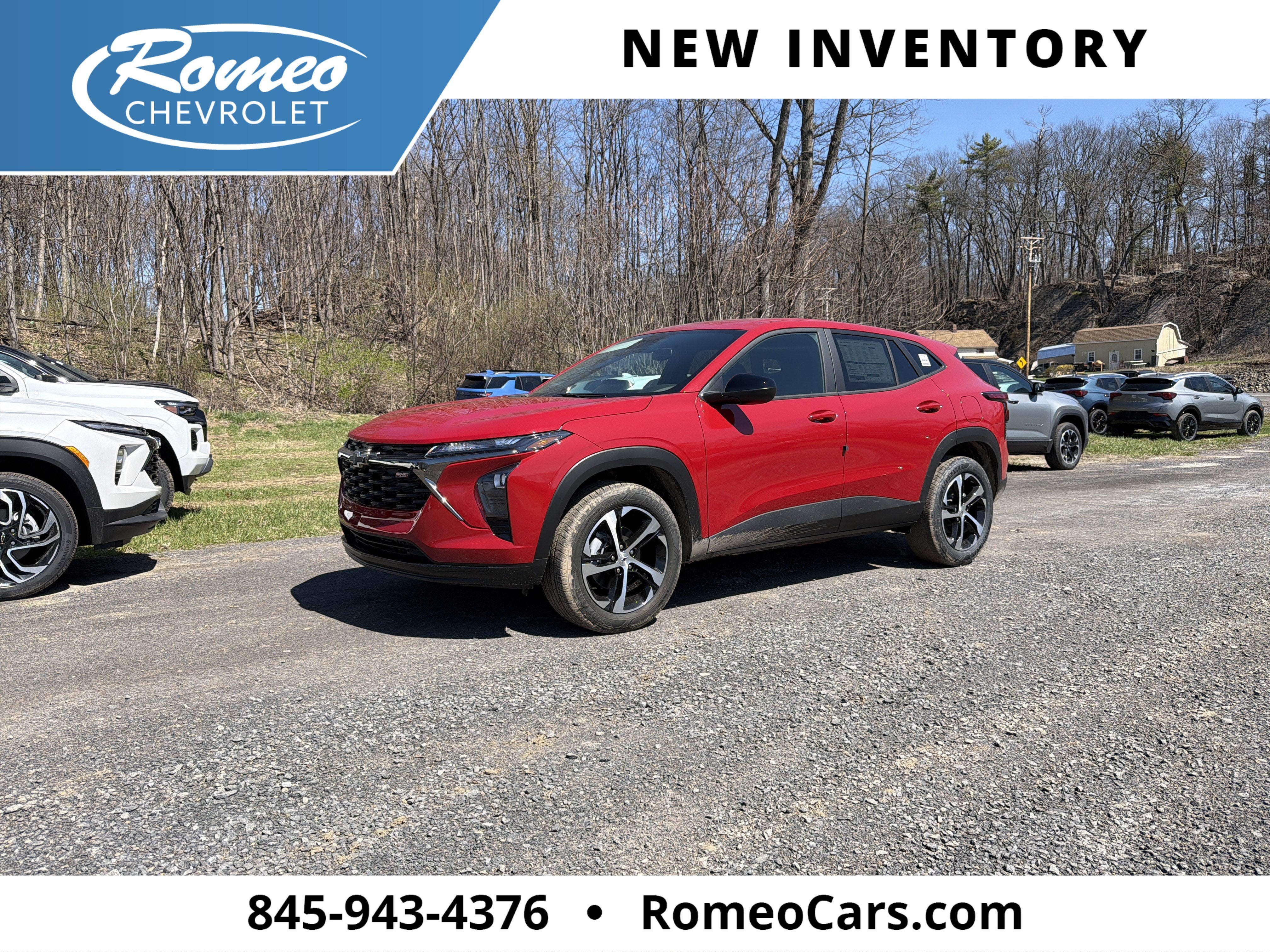 Apex Red 2026 Chevrolet Trax SUV / Crossover Front-Wheel Drive Automatic