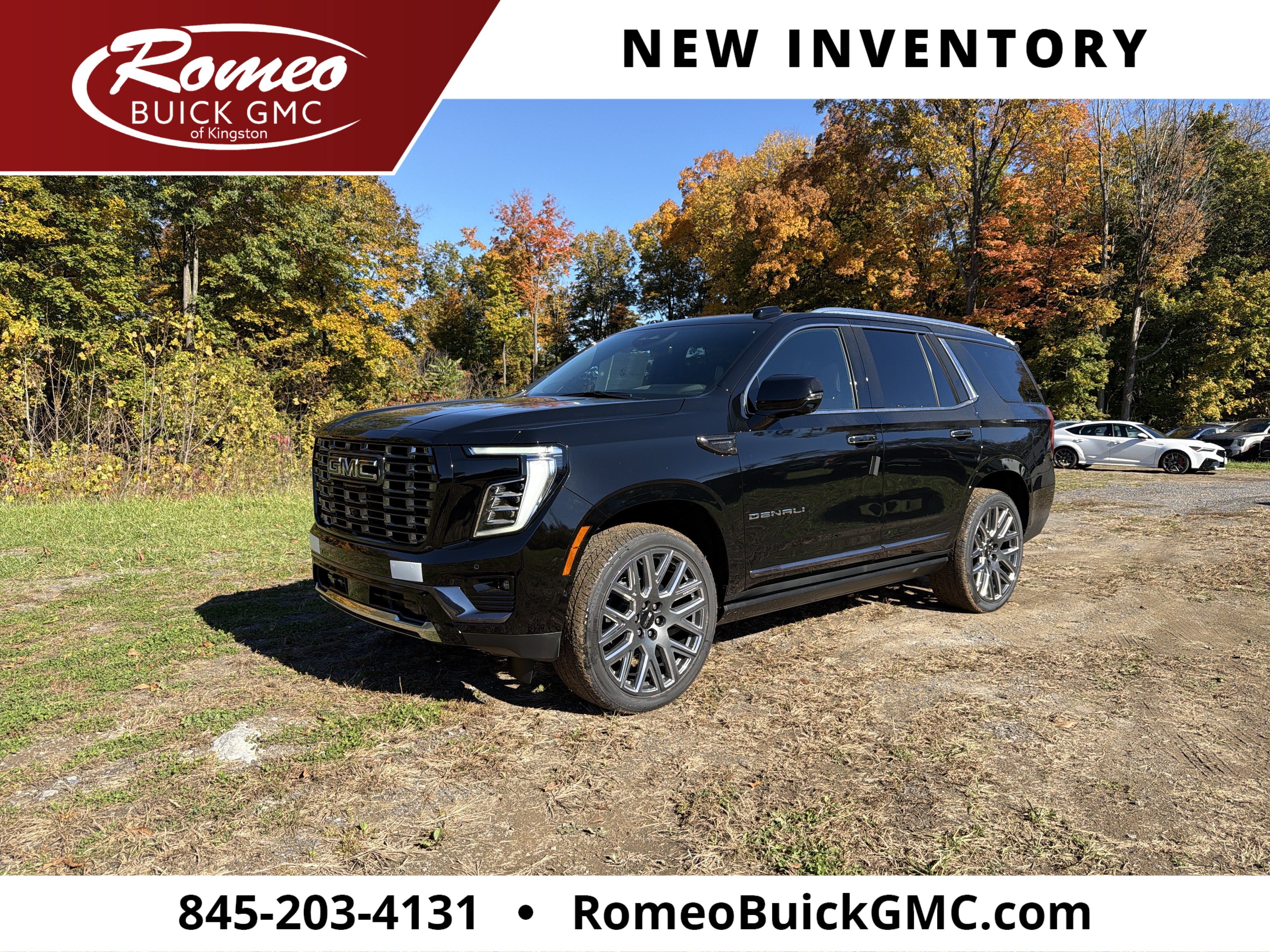 Onyx Black 2027 GMC Yukon SUV / Crossover Four-Wheel Drive Automatic