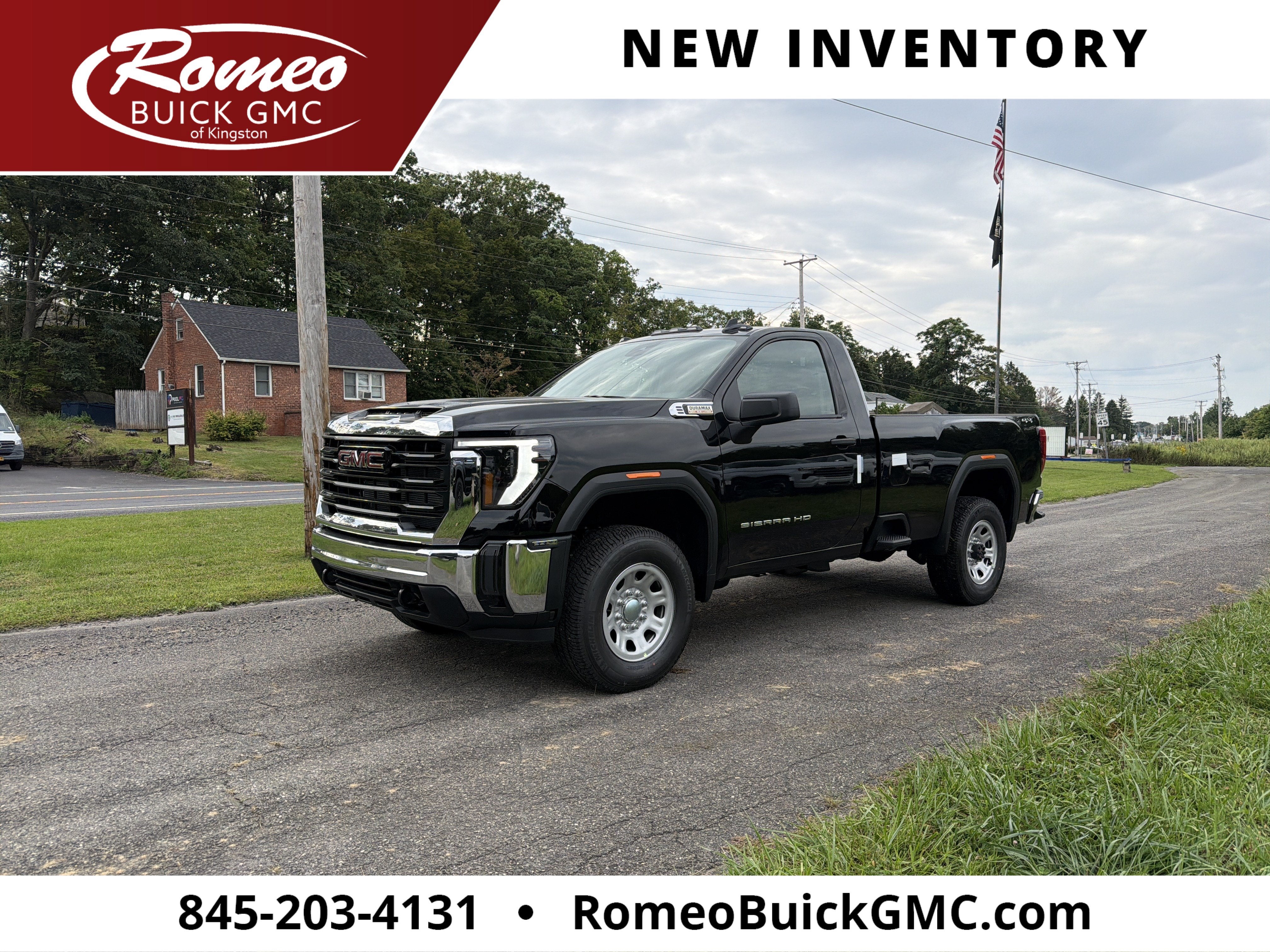 Onyx Black 2026 GMC Sierra 2500HD Pickup Truck Four-Wheel Drive Automatic