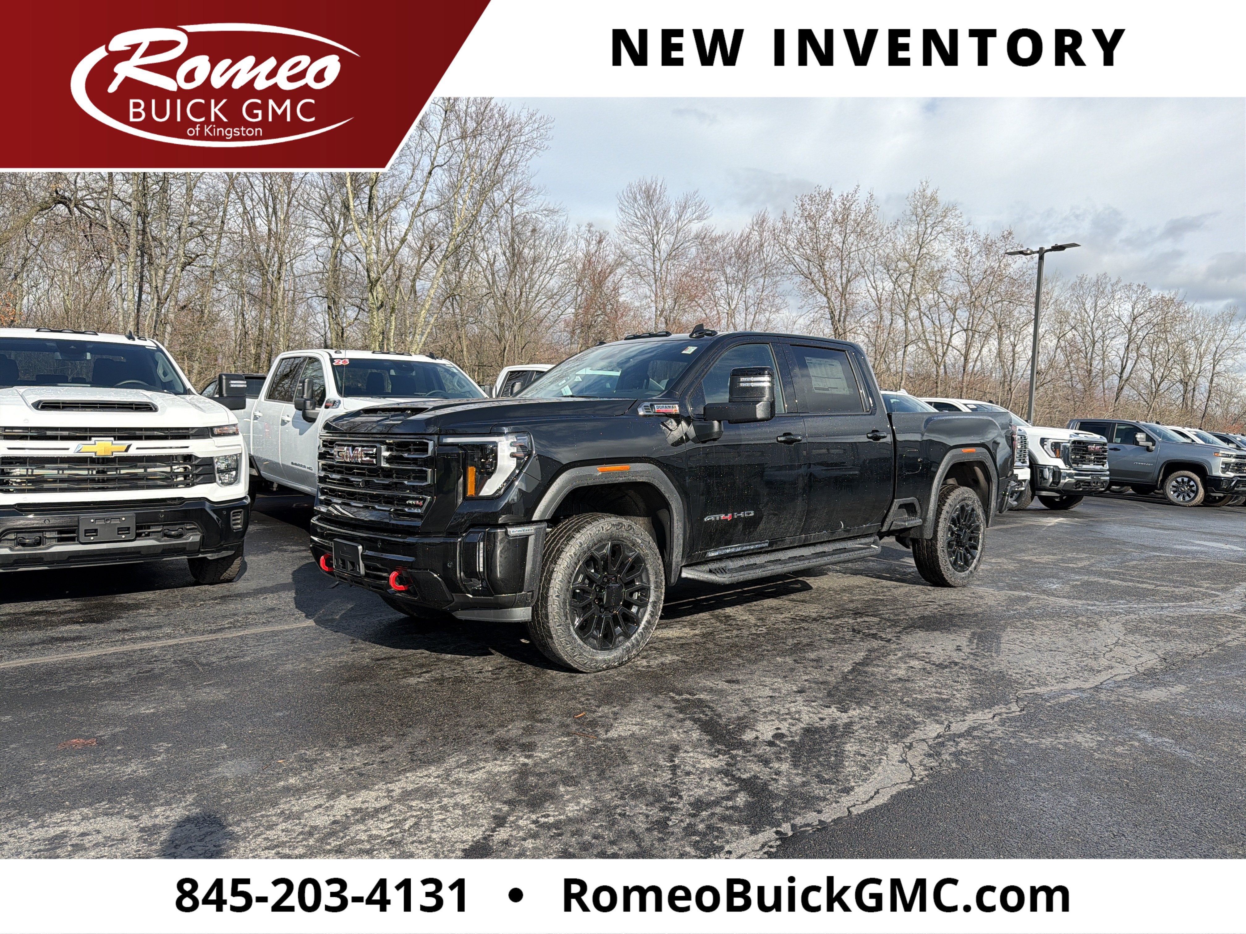 Onyx Black 2026 GMC Sierra 2500HD Pickup Truck Four-Wheel Drive Automatic