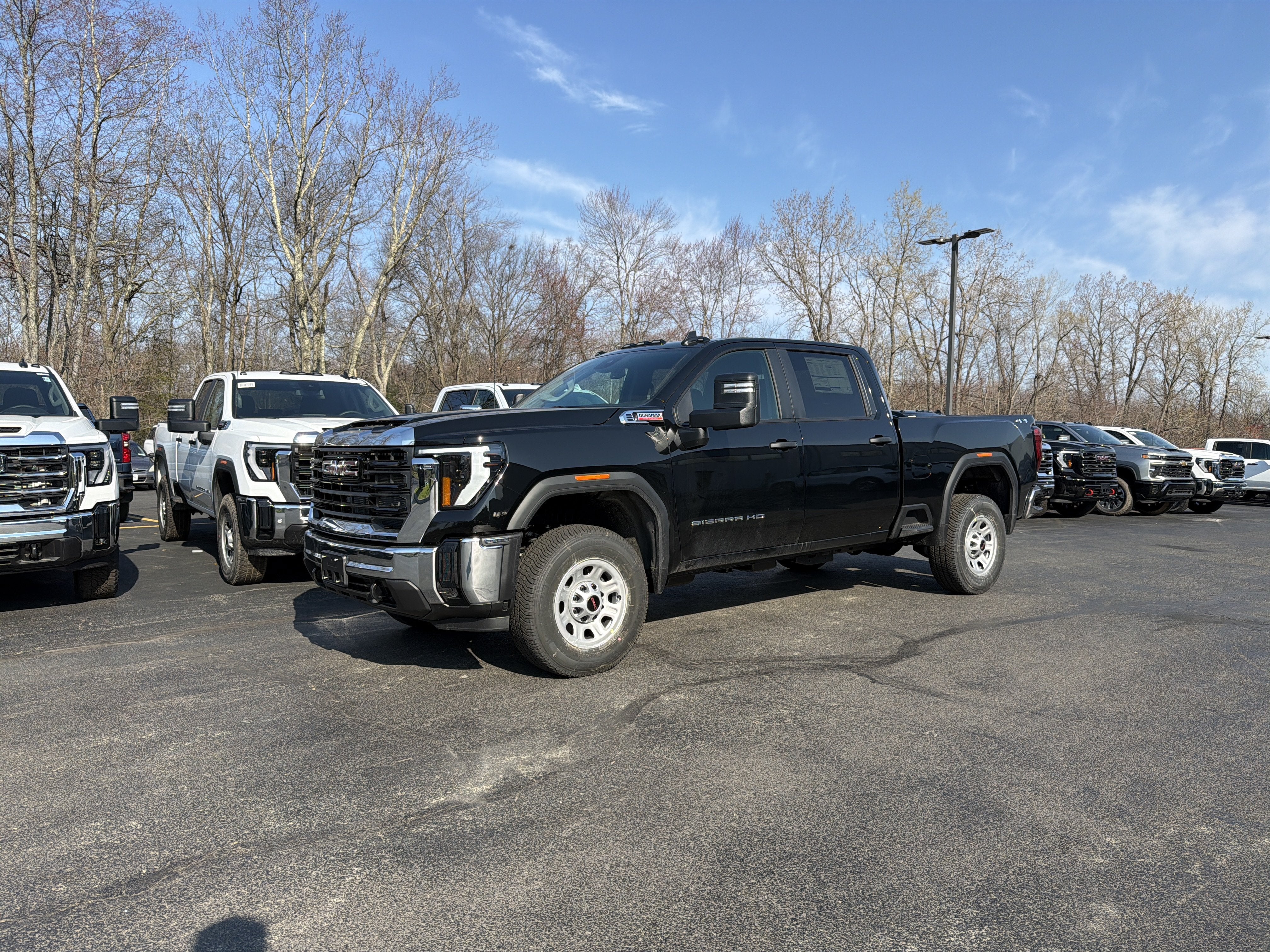Onyx Black 2026 GMC Sierra 3500HD Pickup Truck Four-Wheel Drive Automatic