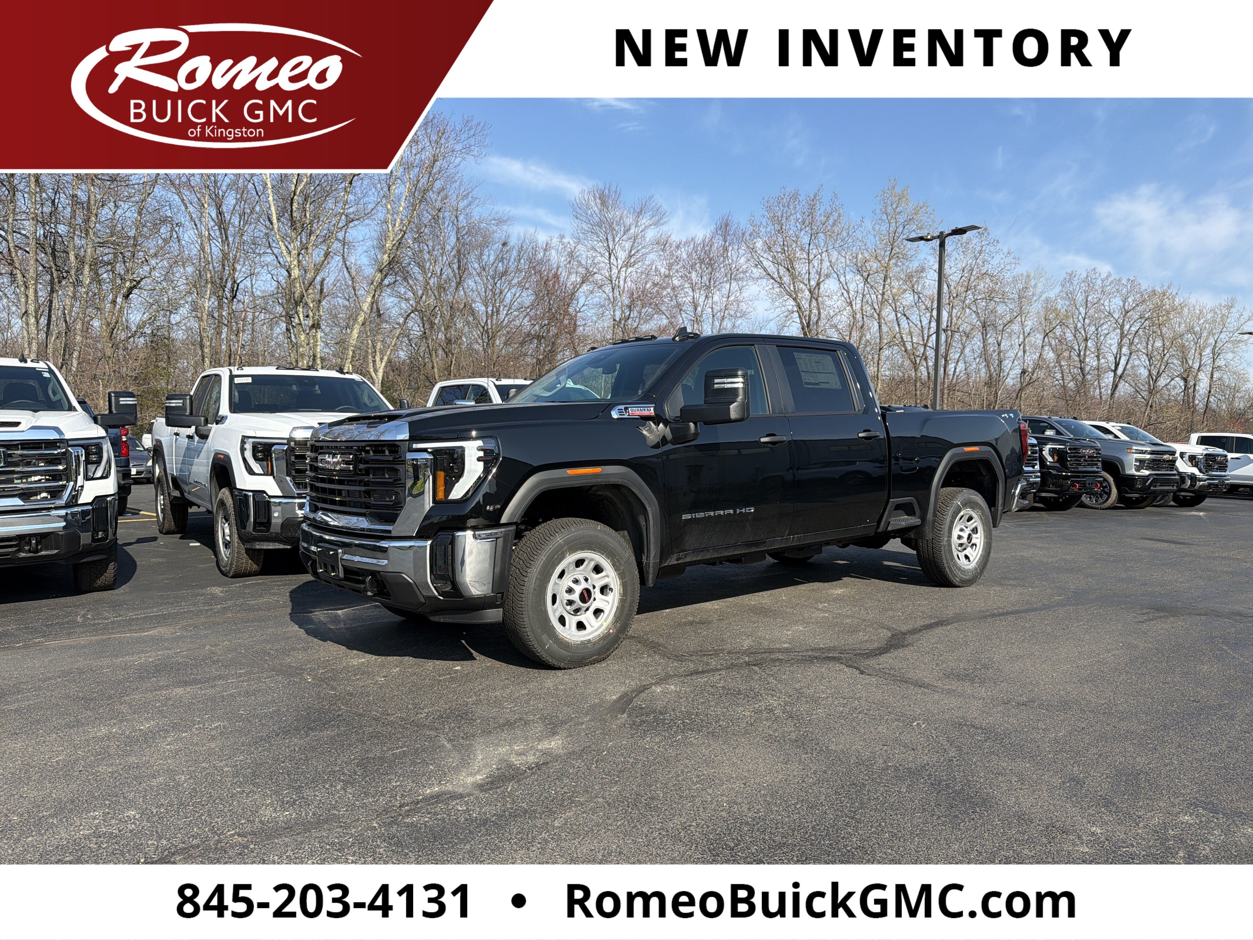 Onyx Black 2026 GMC Sierra 3500HD Pickup Truck Four-Wheel Drive Automatic
