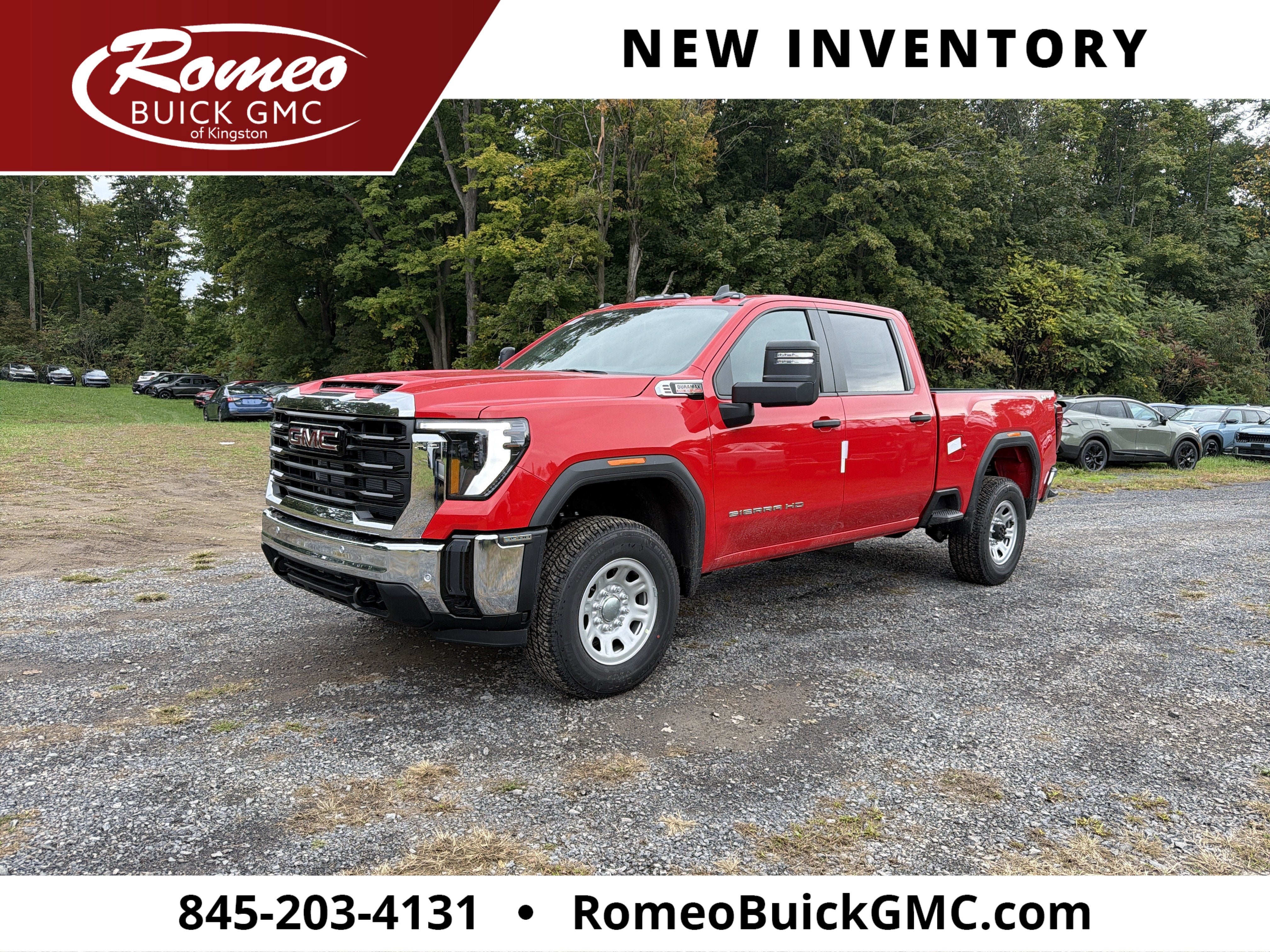 Cardinal Red 2026 GMC Sierra 3500HD Pickup Truck Four-Wheel Drive Automatic