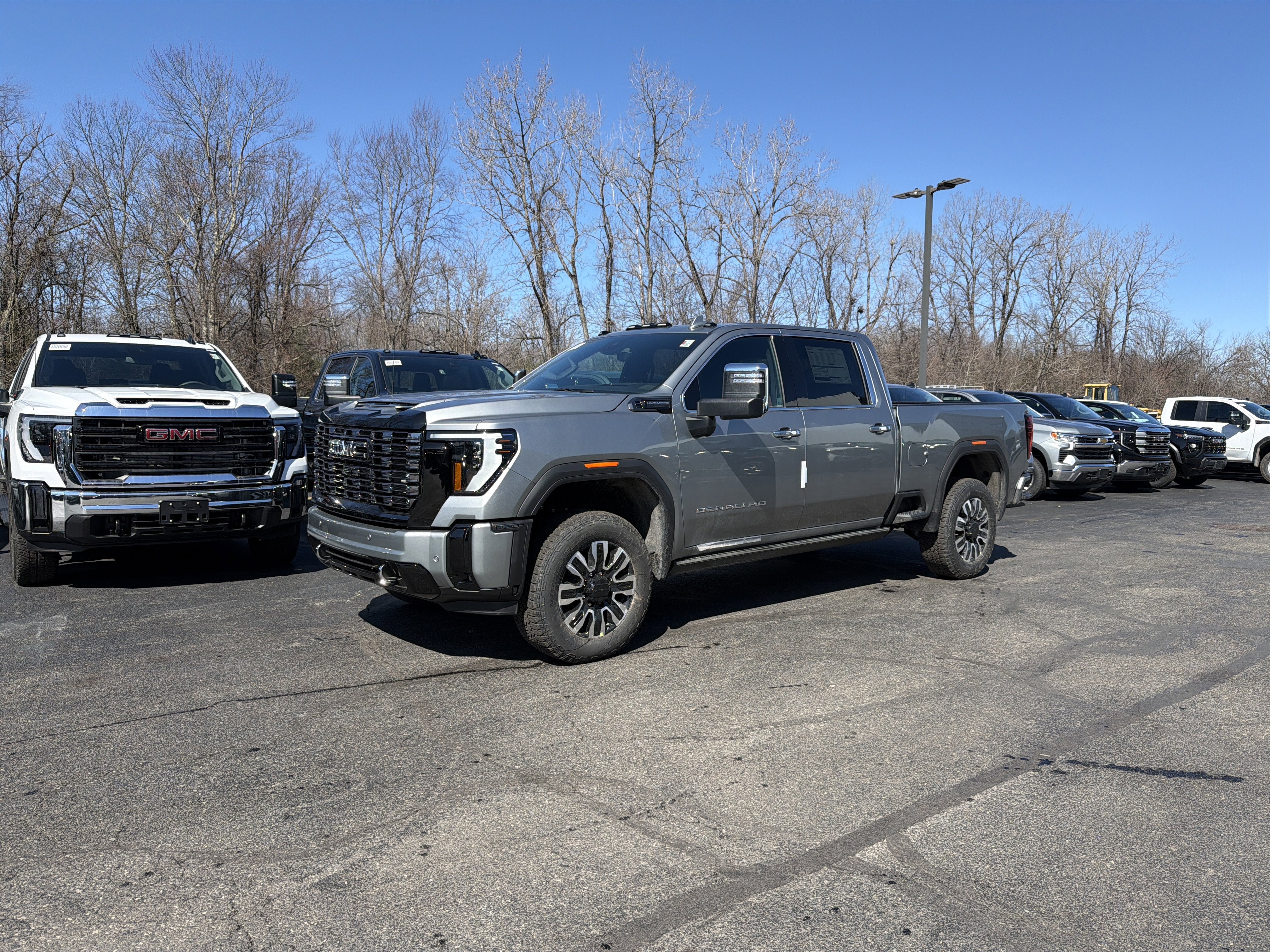 Sterling Metallic 2026 GMC Sierra 3500HD Denali Ultimate Crew Cab 4WD Pickup Truck Four-Wheel Drive Automatic