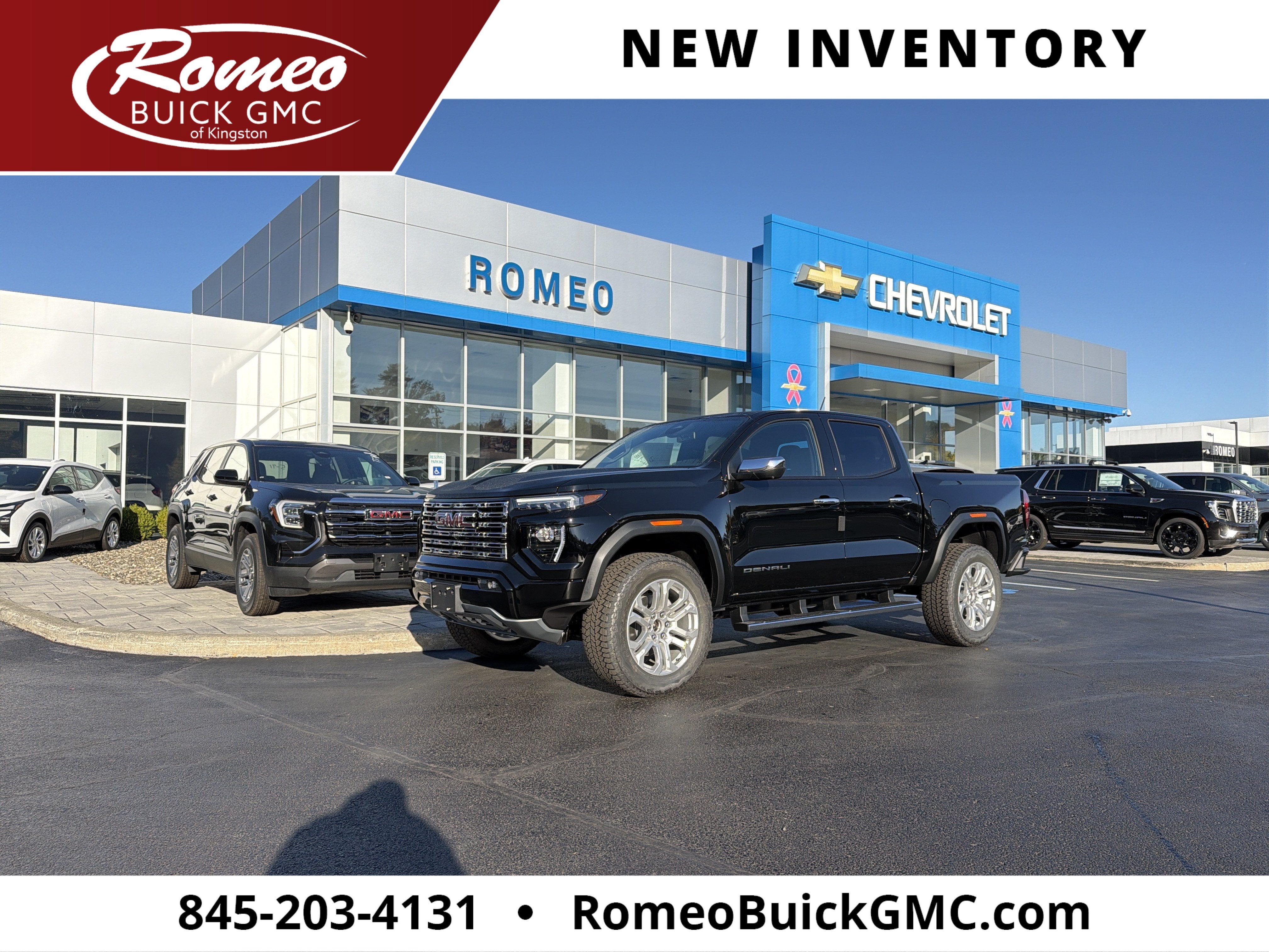 Onyx Black 2026 GMC Canyon Pickup Truck Four-Wheel Drive Automatic