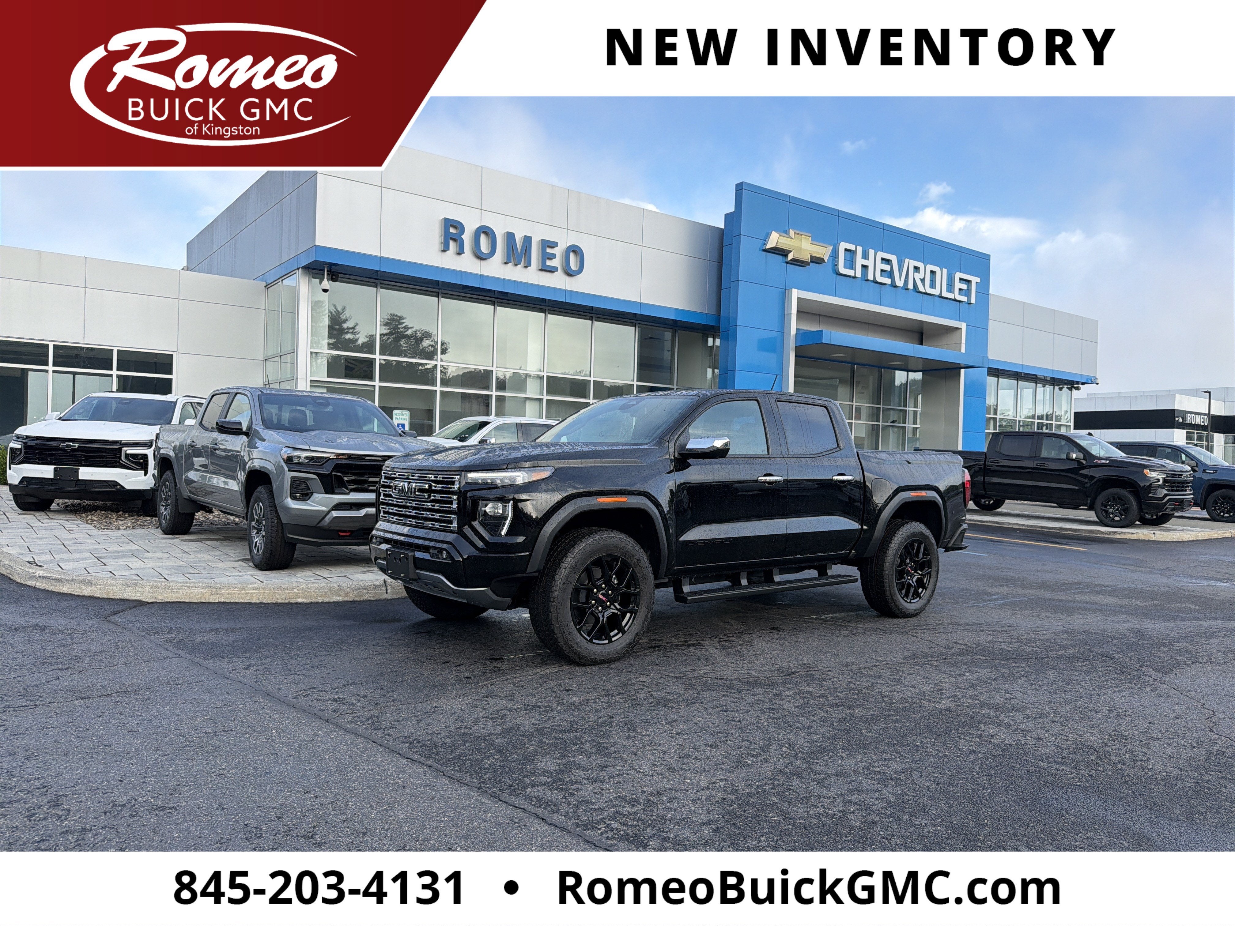 Onyx Black 2026 GMC Canyon Pickup Truck Four-Wheel Drive Automatic
