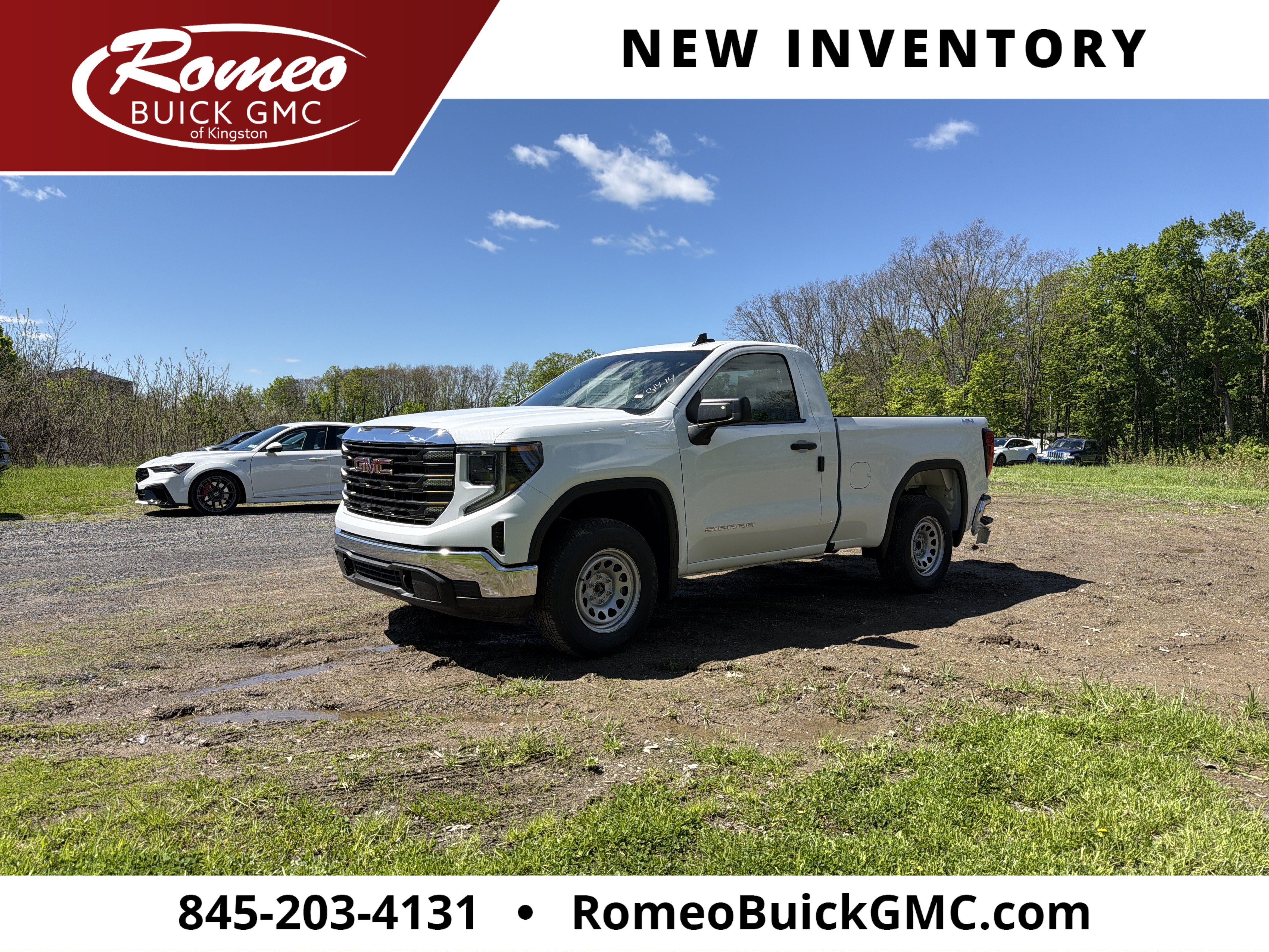 Summit White 2026 GMC Sierra 1500 Pickup Truck Four-Wheel Drive Automatic