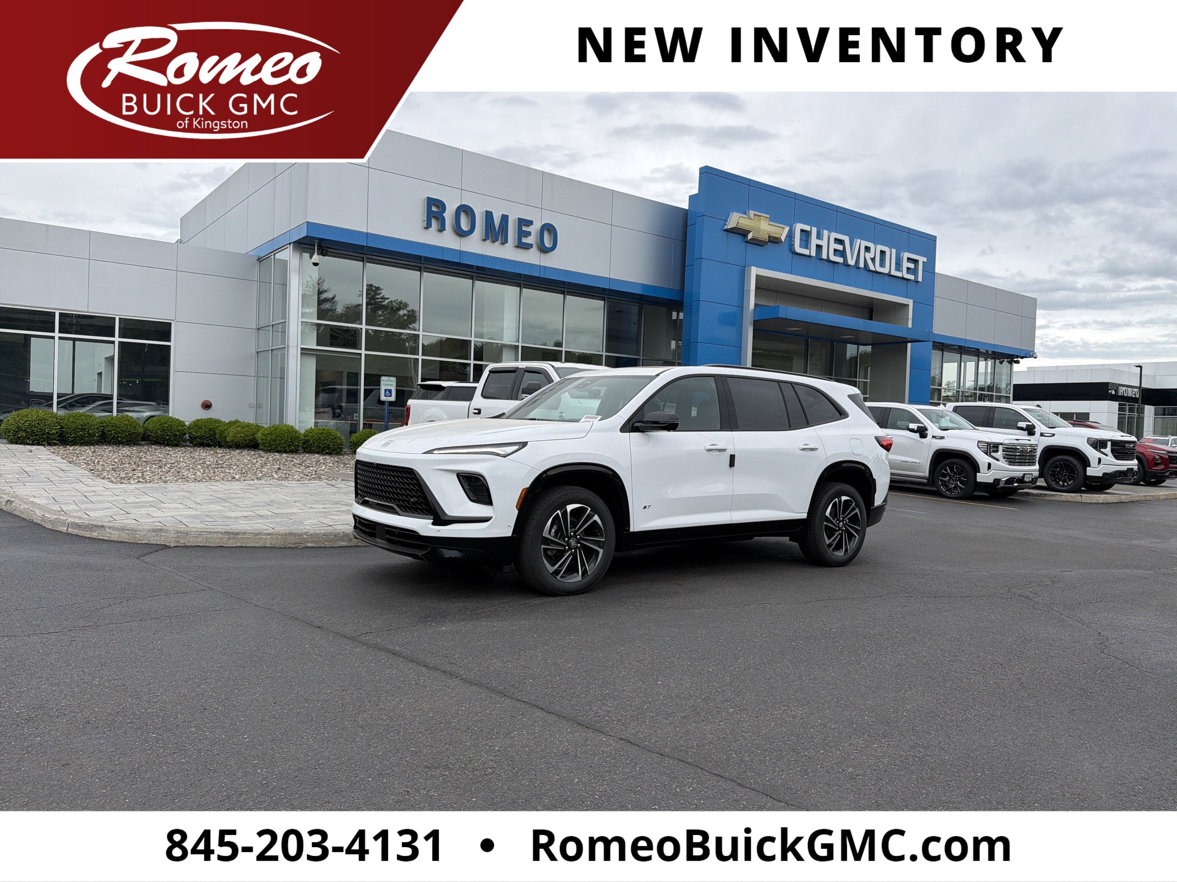 Summit White 2026 Buick Enclave SUV / Crossover Front-Wheel Drive Automatic