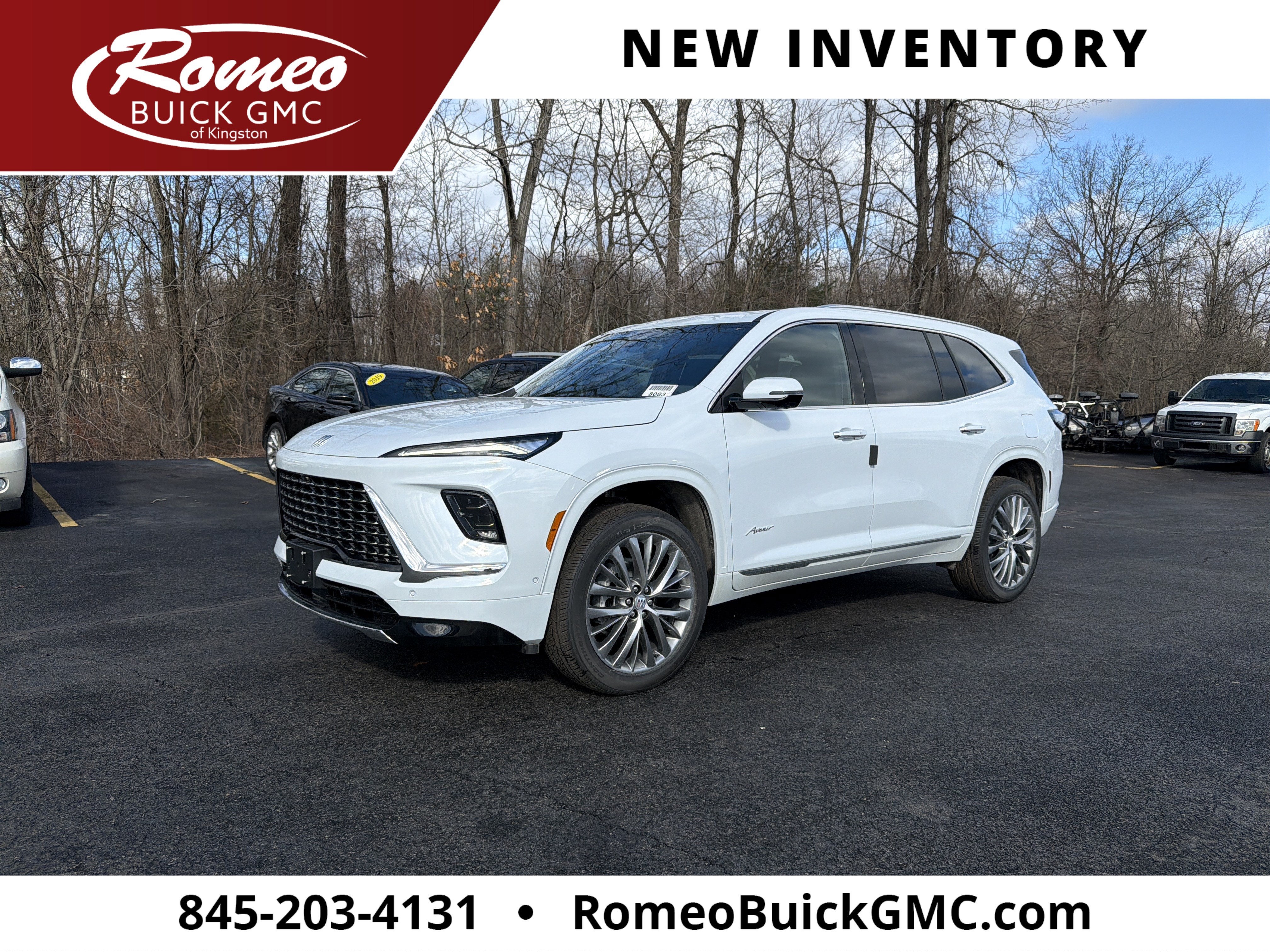 Iridescent White Tricoat 2026 Buick Enclave SUV / Crossover Four-Wheel Drive Automatic