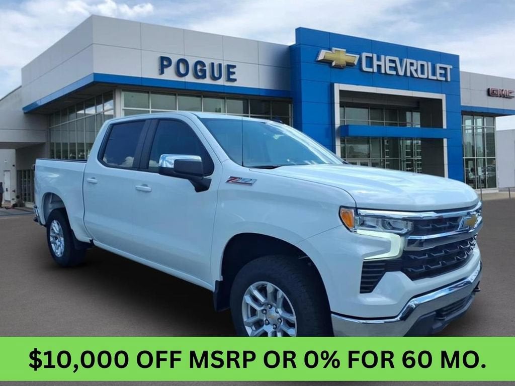 Summit White 2026 Chevrolet Silverado 1500 Pickup Truck Four-Wheel Drive Automatic