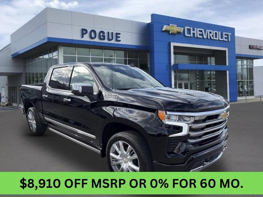 Black 2026 Chevrolet Silverado 1500 Pickup Truck Four-Wheel Drive Automatic