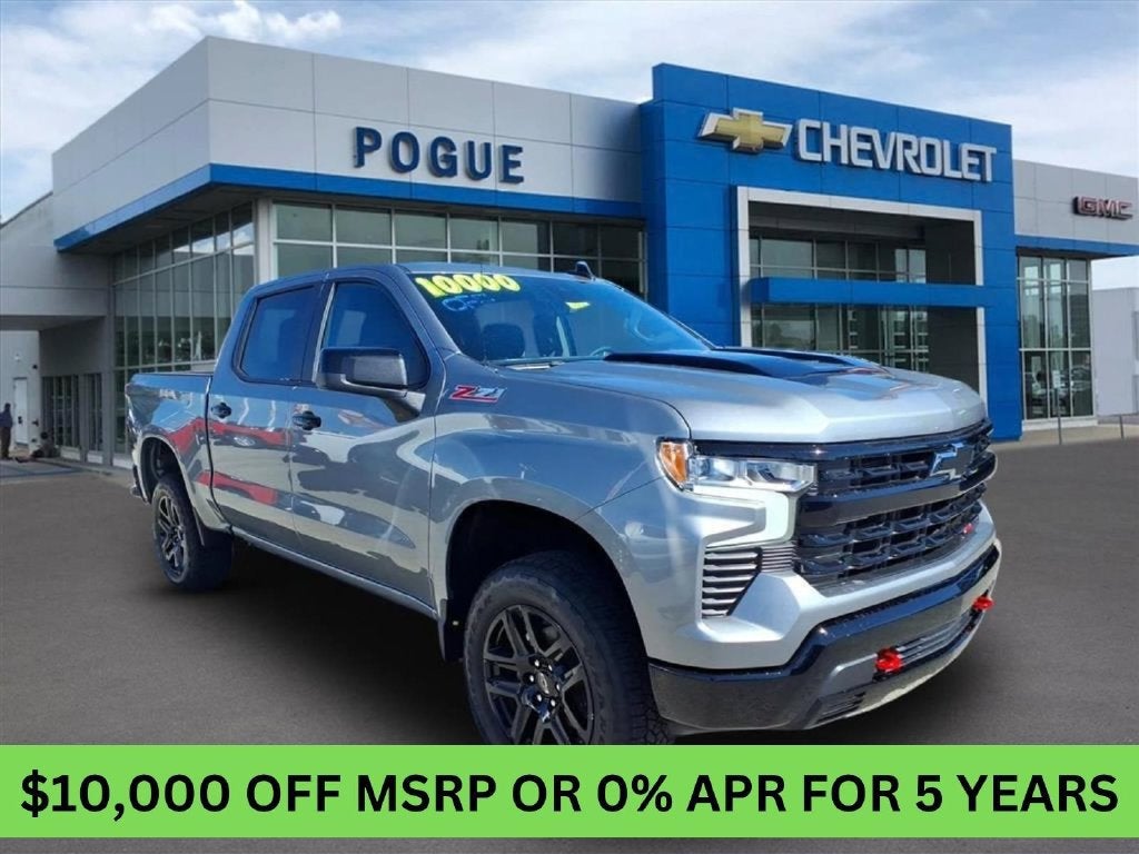 Sterling Gray Metallic 2026 Chevrolet Silverado 1500 Pickup Truck Four-Wheel Drive Automatic