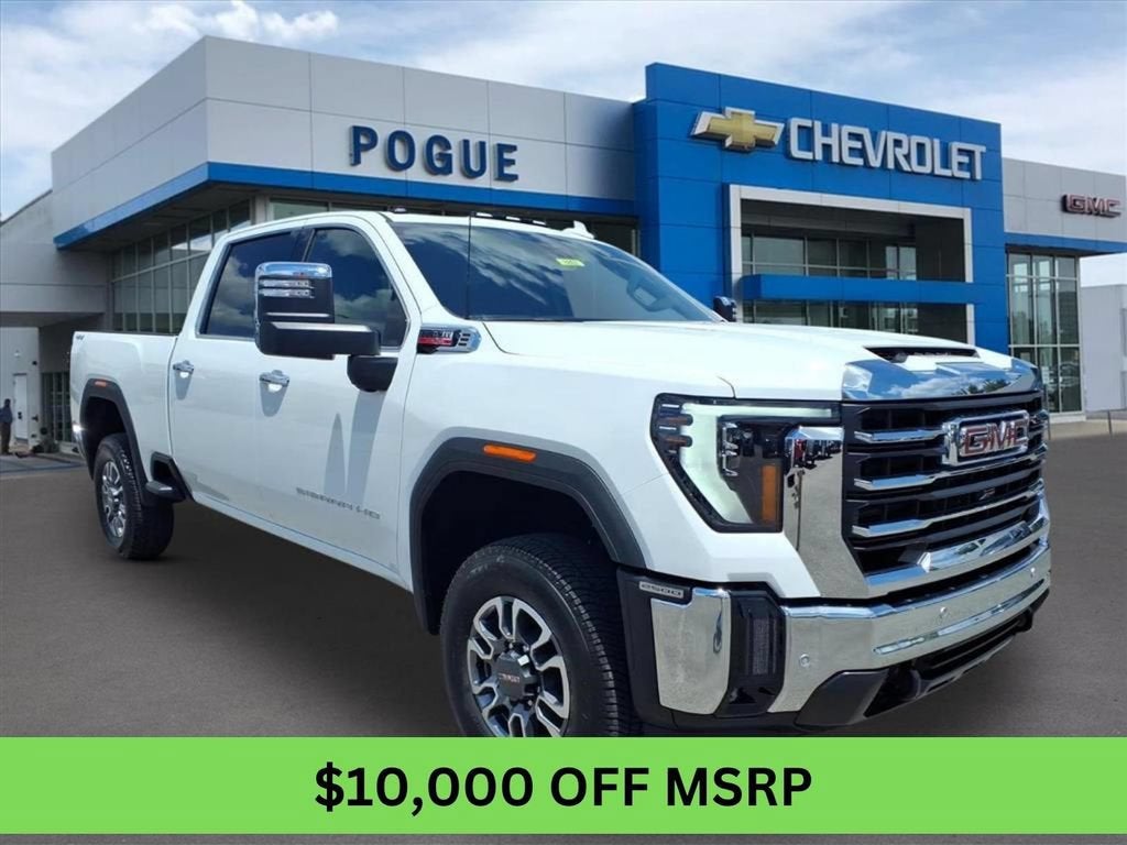 Summit White 2026 GMC Sierra 2500HD Pickup Truck Four-Wheel Drive Automatic