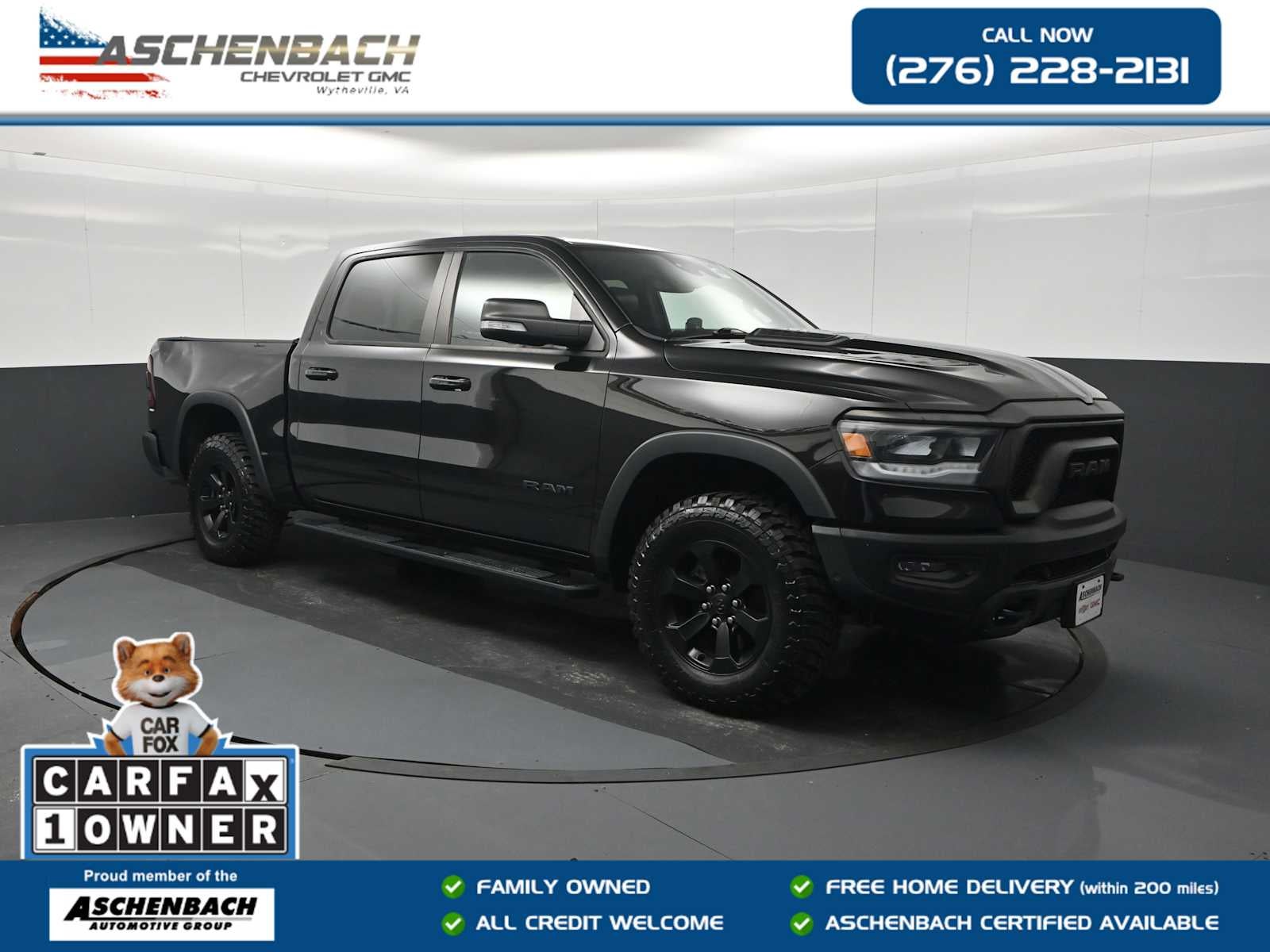  2020 RAM 1500 Pickup Truck Four-Wheel Drive Automatic