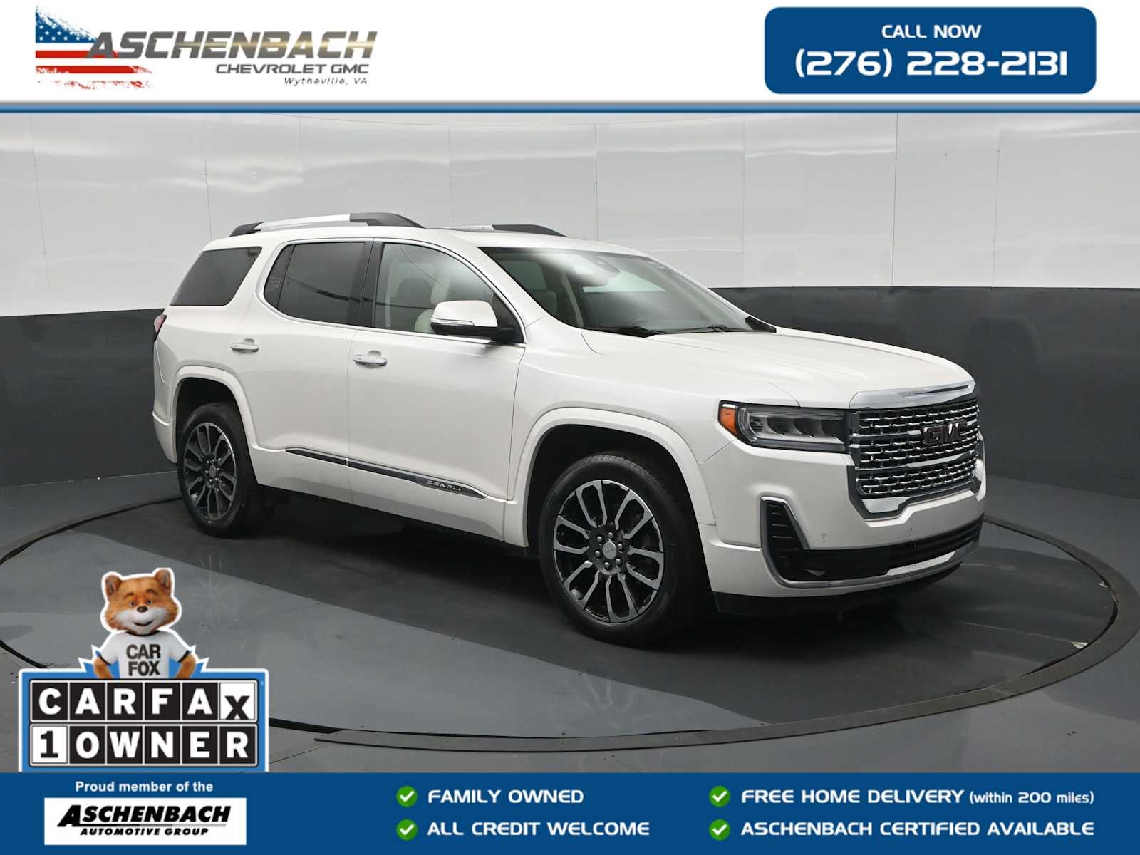  2020 GMC Acadia Denali AWD   