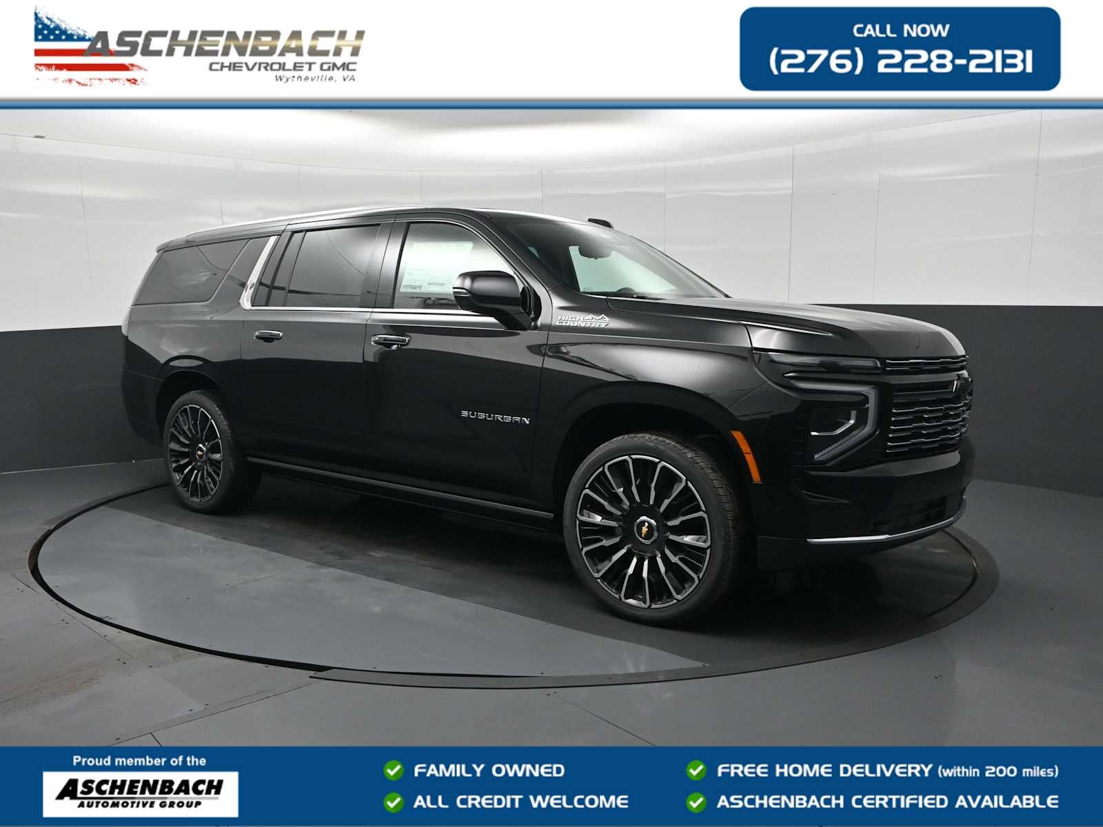 Black 2026 Chevrolet Suburban SUV / Crossover Four-Wheel Drive Automatic