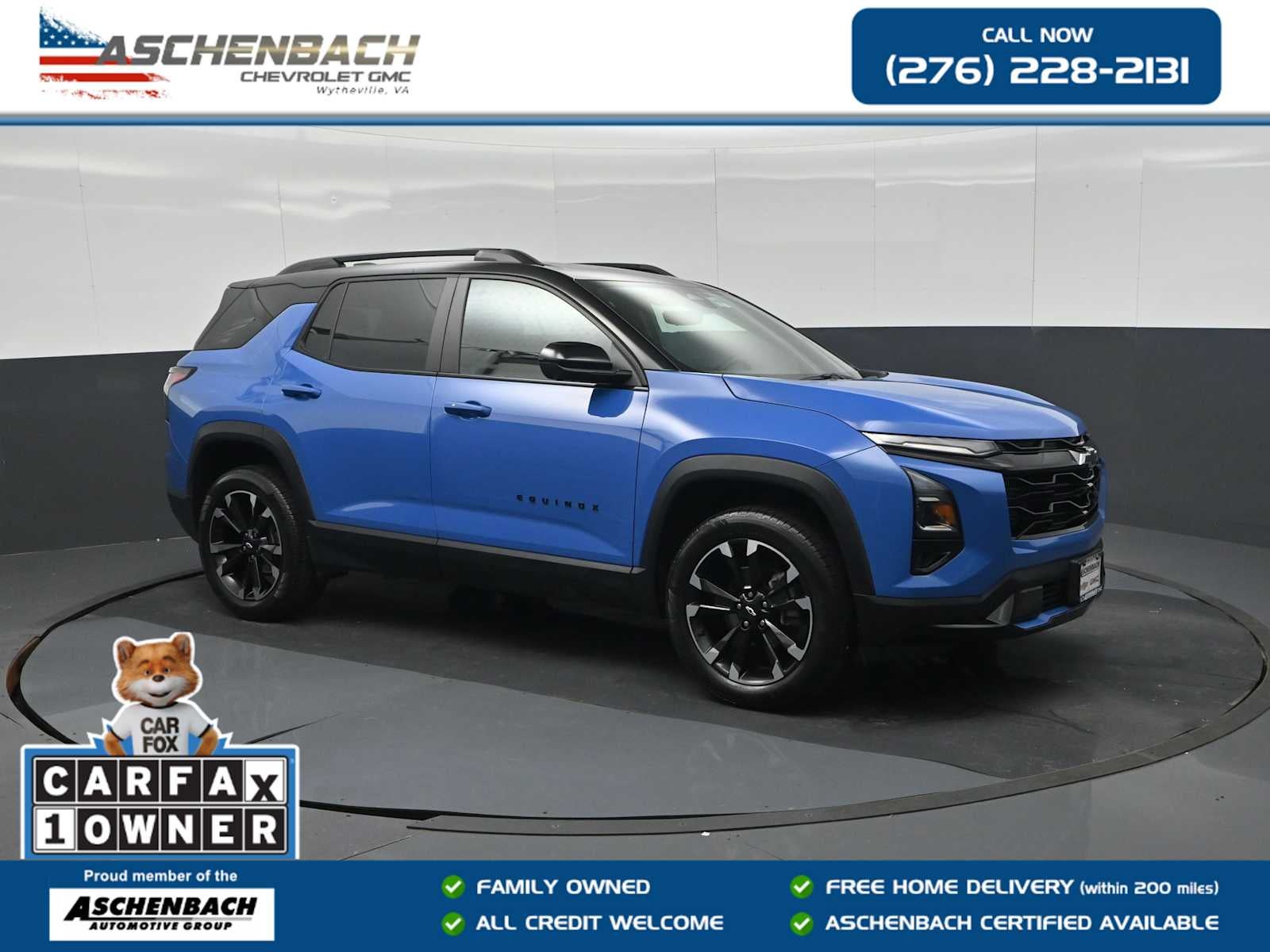 Reef Blue Metallic 2025 Chevrolet Equinox SUV / Crossover Four-Wheel Drive Automatic