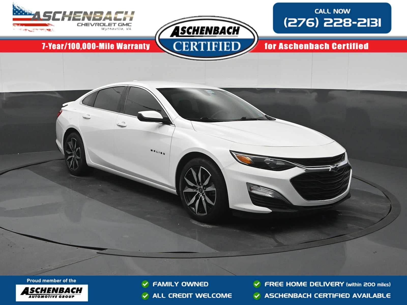 Summit White 2021 Chevrolet Malibu Sedan Front-Wheel Drive Automatic