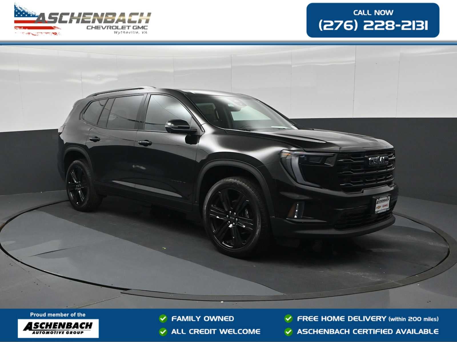 Black (Ebony Twilight Metallic) 2026 GMC Acadia SUV / Crossover Four-Wheel Drive Automatic