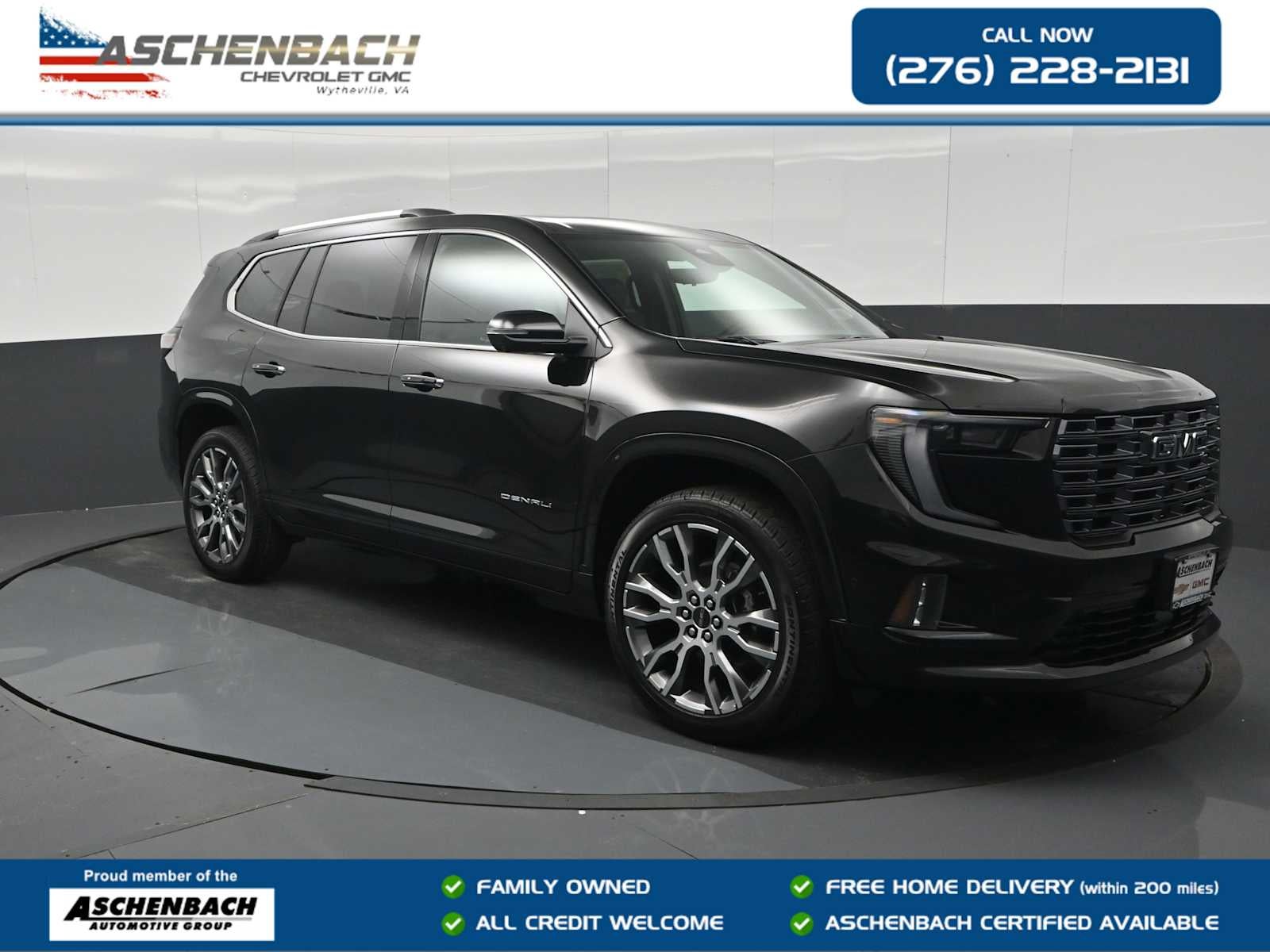 Black (Ebony Twilight Metallic) 2026 GMC Acadia SUV / Crossover Four-Wheel Drive Automatic
