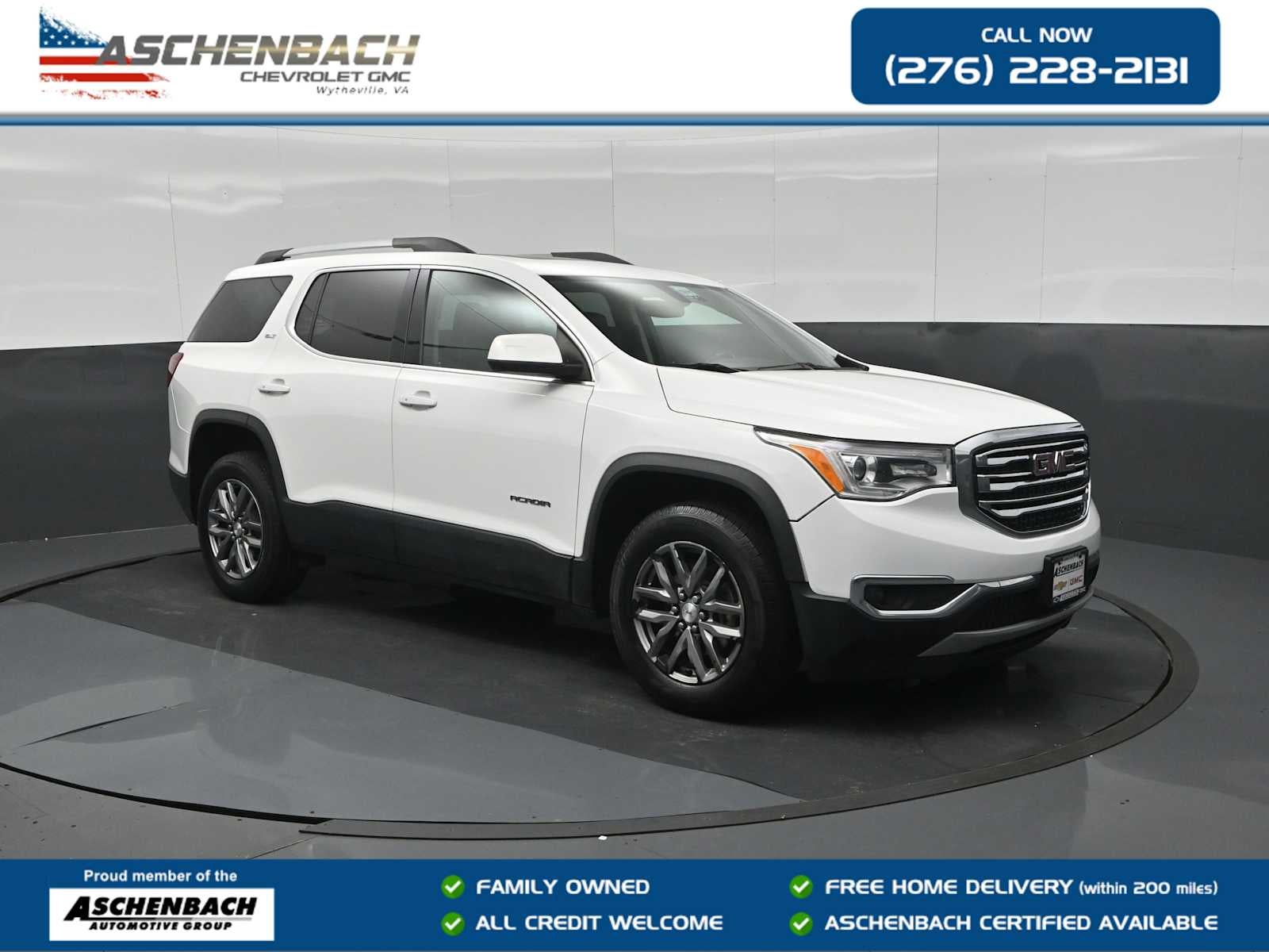  2019 GMC Acadia SLT-1 AWD   