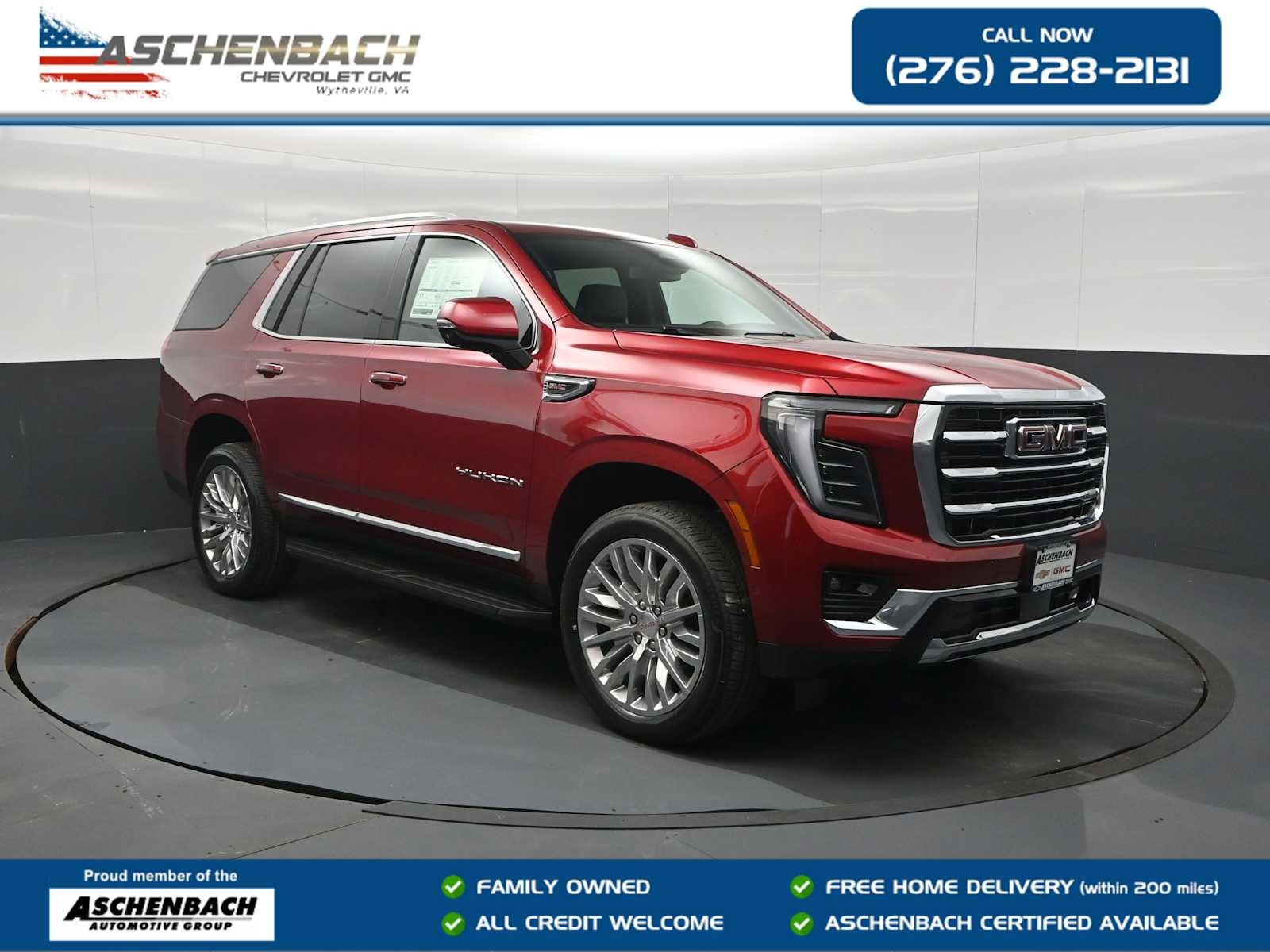 Volcanic Red Tintcoat 2026 GMC Yukon SUV / Crossover Four-Wheel Drive Automatic